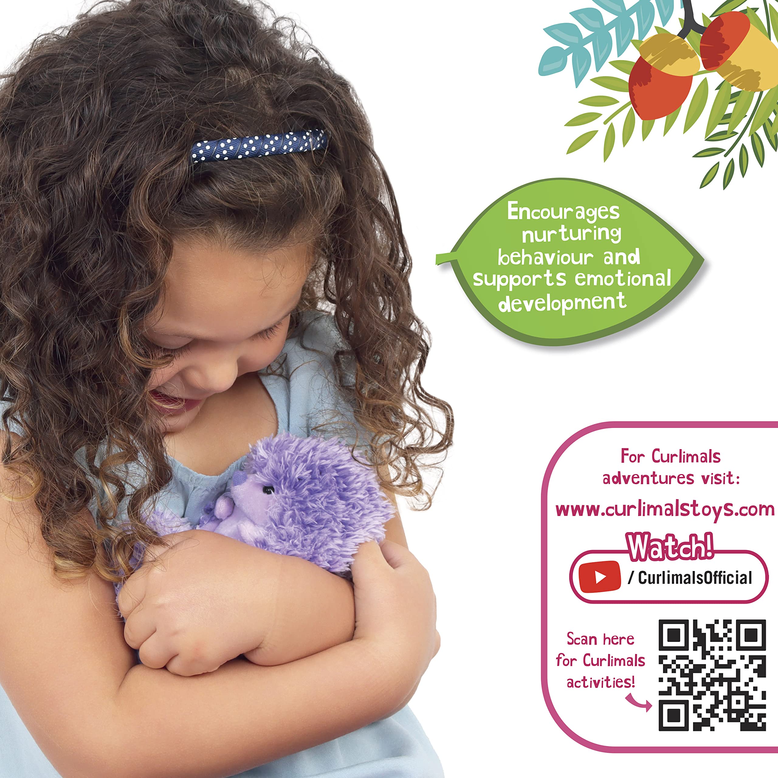 Curlimals Higgle The Hedgehog - Interactive Plush Toy with 50+ Sounds & Reactions, 3+ Years 7