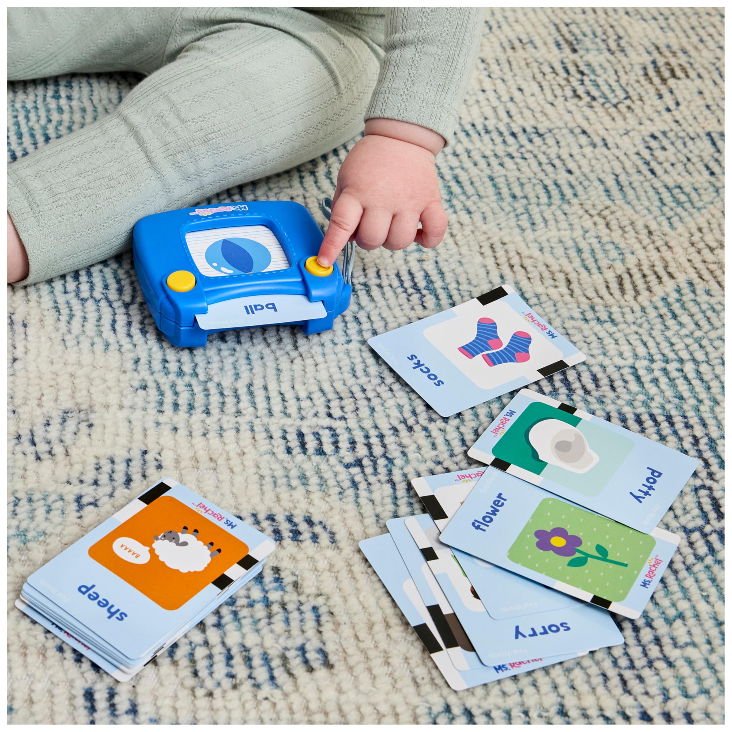 Ms. Rachel First Words Talking Flash Cards - Electronic Learning Reader for Toddlers 1-3 8