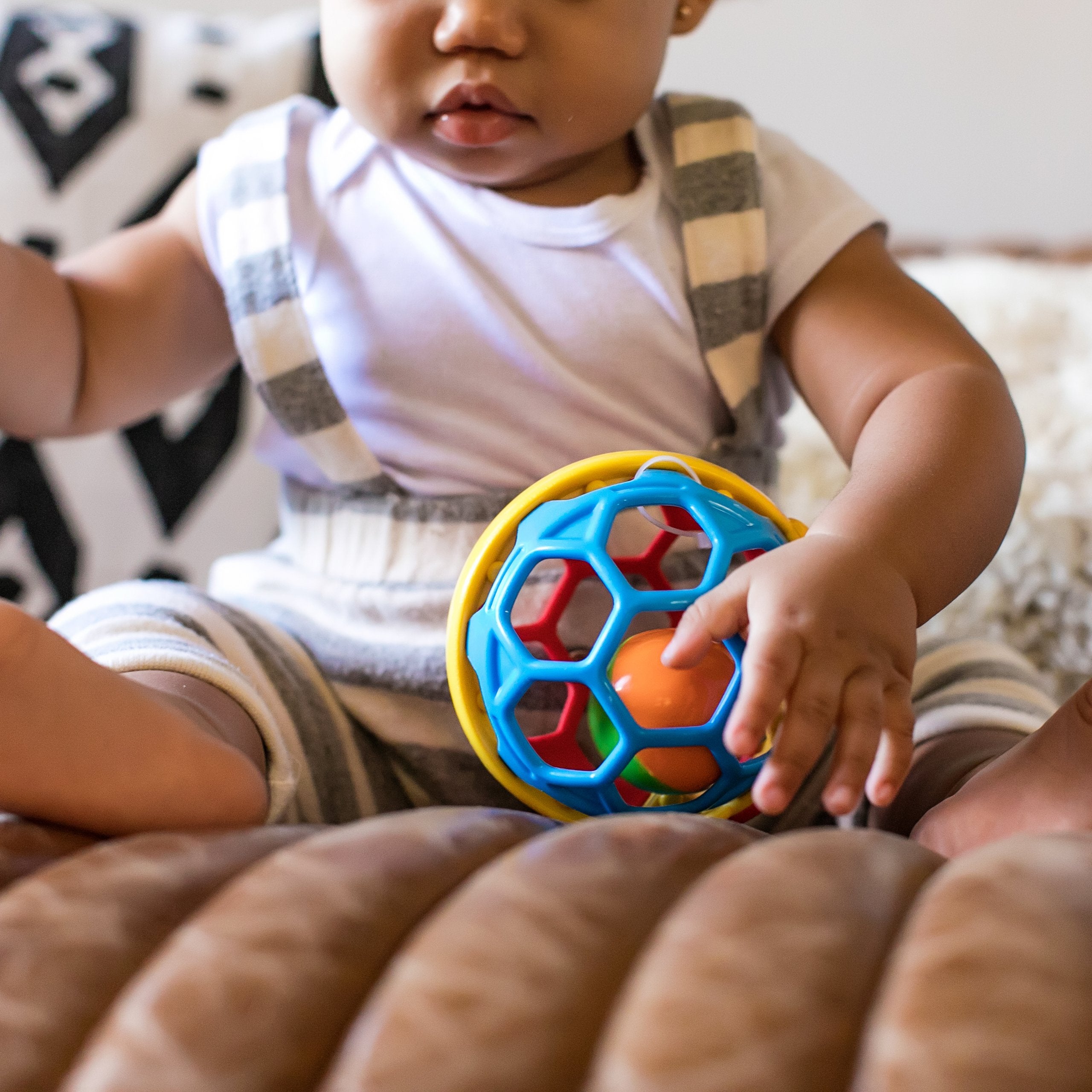 Baby Einstein Bendy Ball Rattle - Soft Flexible Grasp Toy | Ages 3 Months+ | BPA-free 7