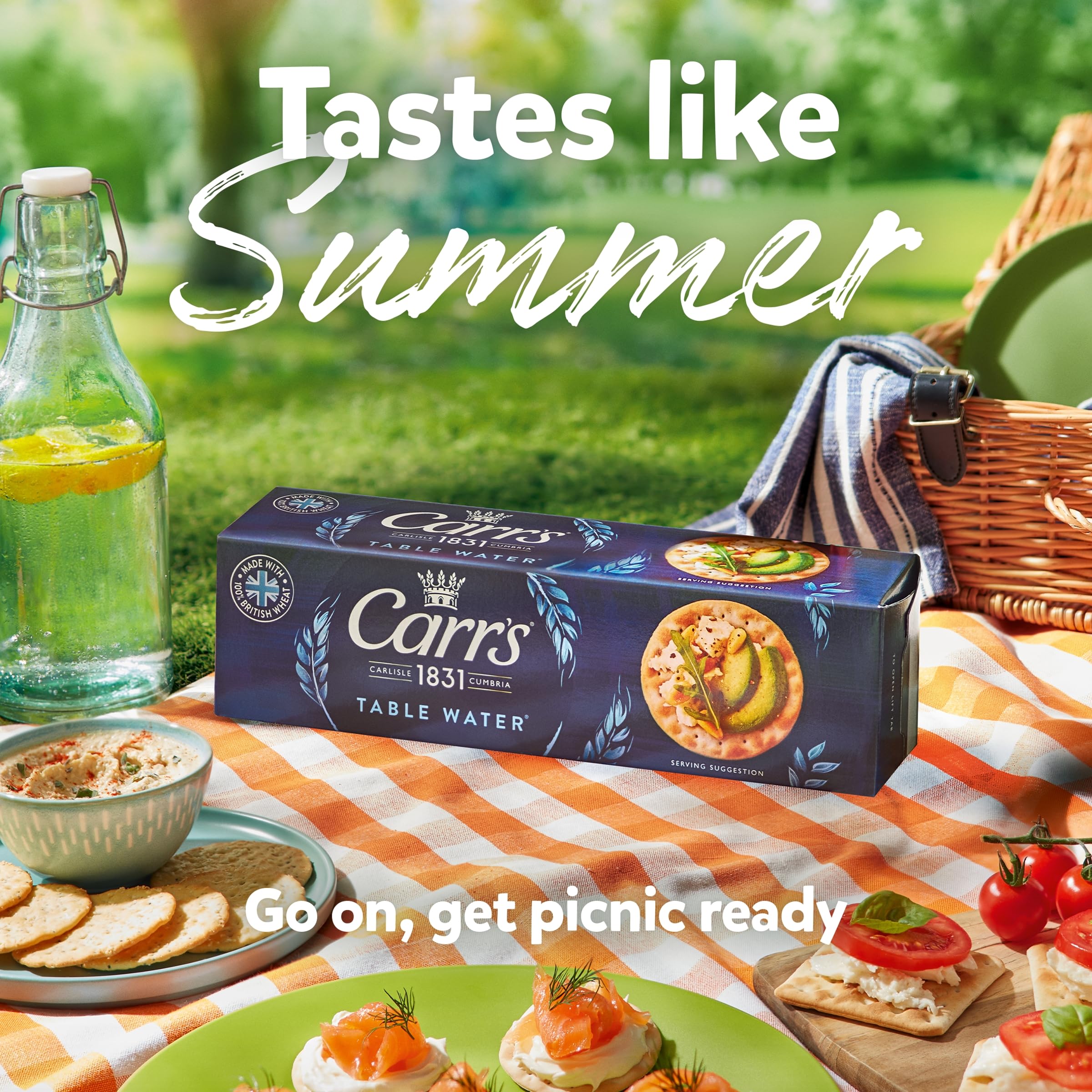 Carr's Table Water Biscuits 125g - Crispy Crackers for Cheese & Dips 5