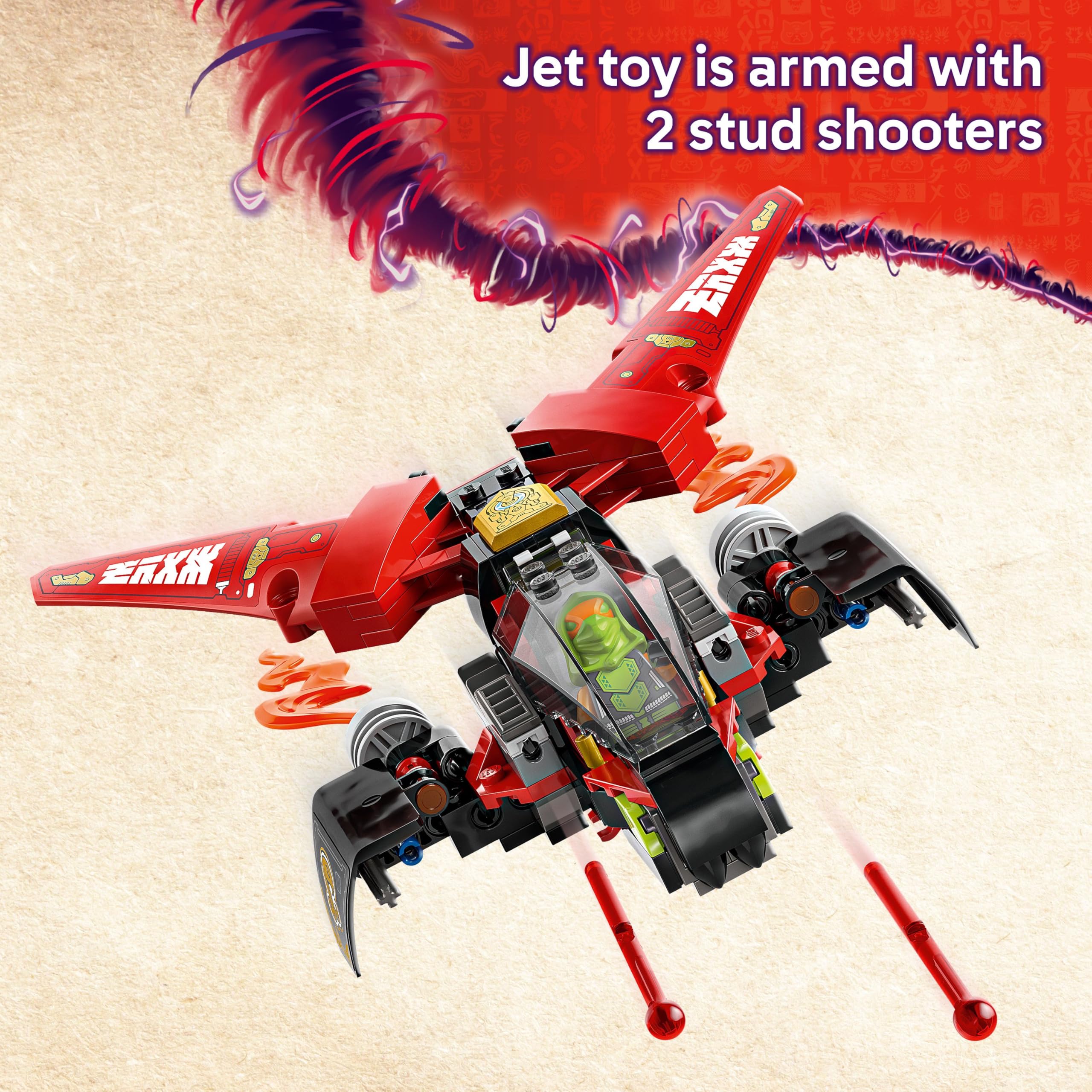LEGO NINJAGO Ninja Combat Vehicle Set 71844 - 3-in-1 Transforms, 6 Minifigures, Ages 8+ 4