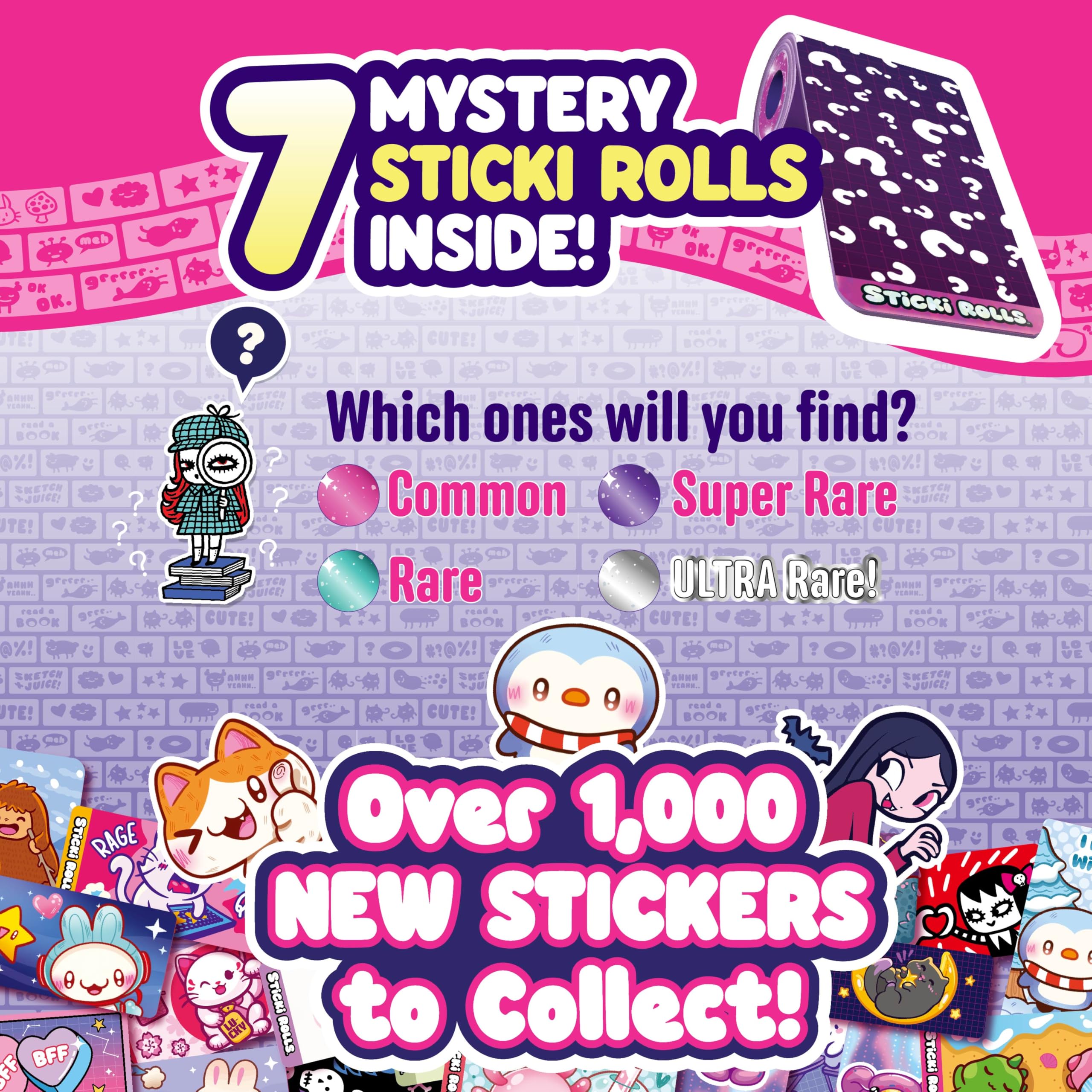 Sky Castle Sticki Rolls Series 2 - Wearable & Shareable Holographic Sticker Book 9