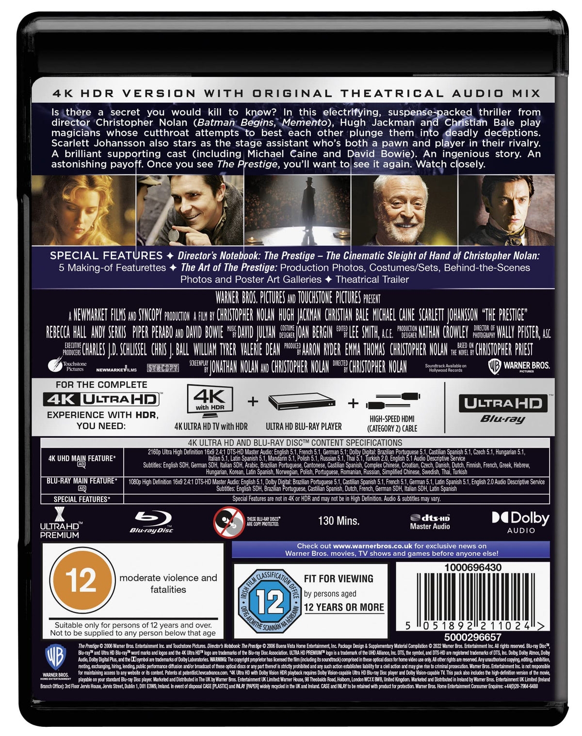 The Prestige [4K UHD Blu-ray] 3