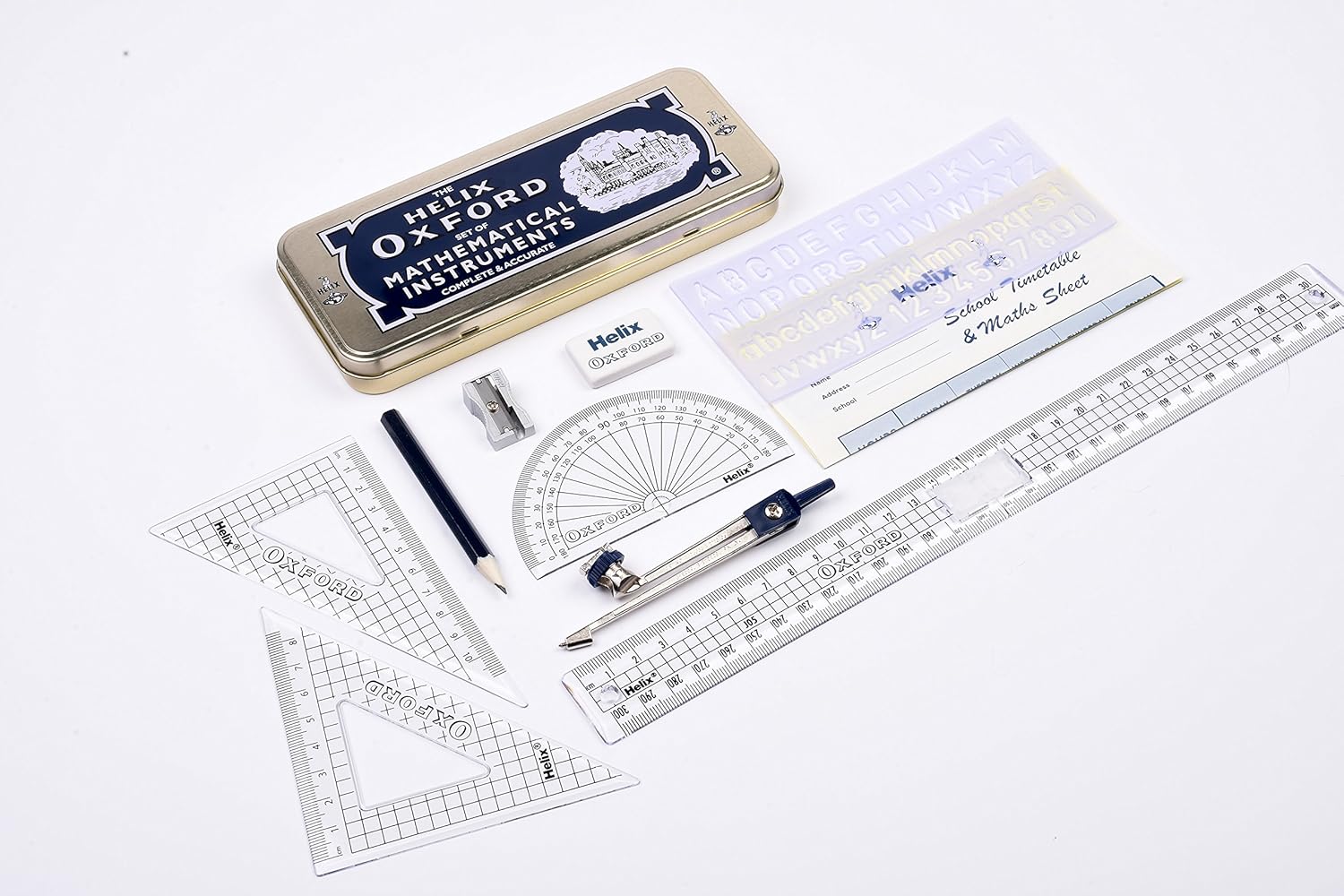 Helix Oxford Premium Maths Set Geometry Set 5