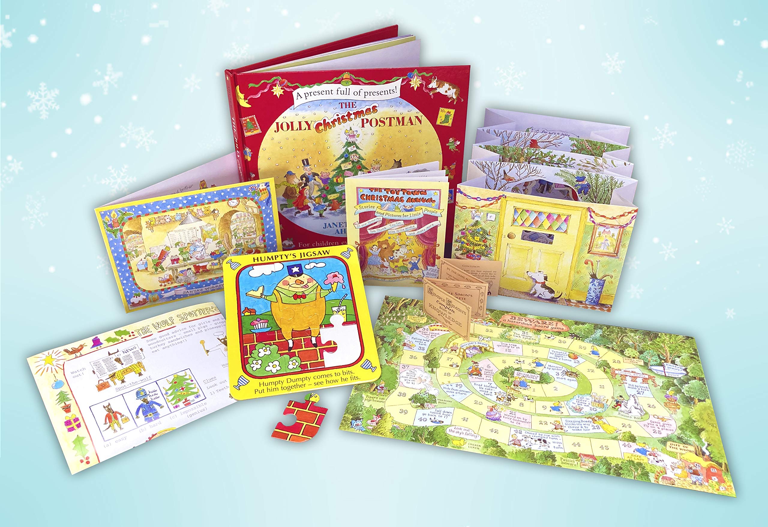 Puffin The Jolly Christmas Postman (Jolly Postman Series) | Hardcover | Ages 3-6 2