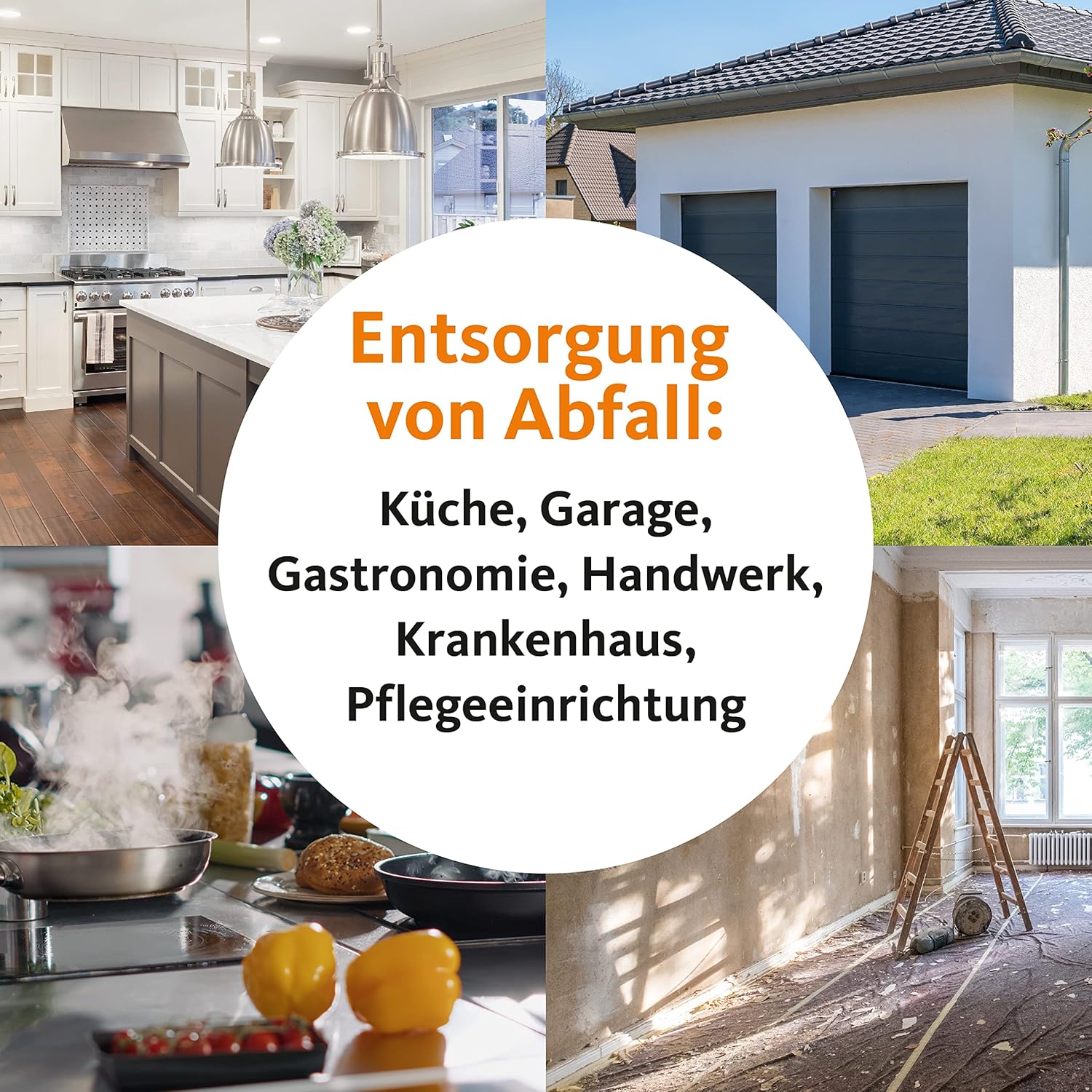 Deiss Premium Transparent Bin Bags Type 60, 120L - Clear Rubbish Bags 700 x 1100 mm 7