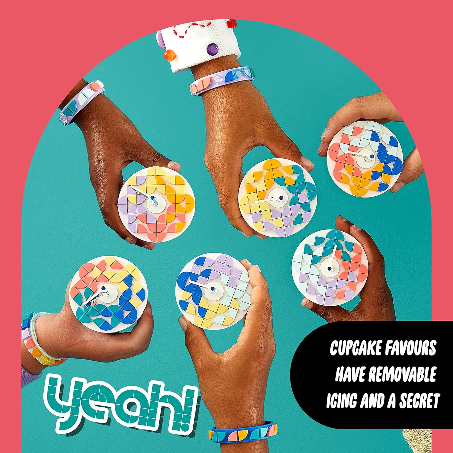 LEGO DOTS Ultimate Party Kit 41806 - DIY Party Craft Set with Cupcakes, Bracelets & Bunting for Kids 6+ 4