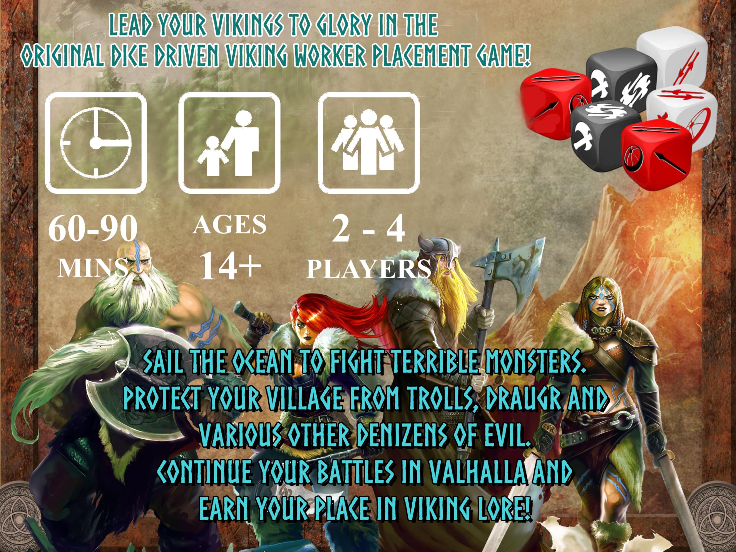 Grey Fox Games Champions of Midgard Brettspiel 6