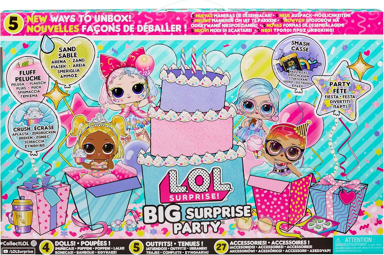 L.O.L. Surprise! Big Collectible Dolls - 40+ Surprises with 5 Unboxing Experiences 3