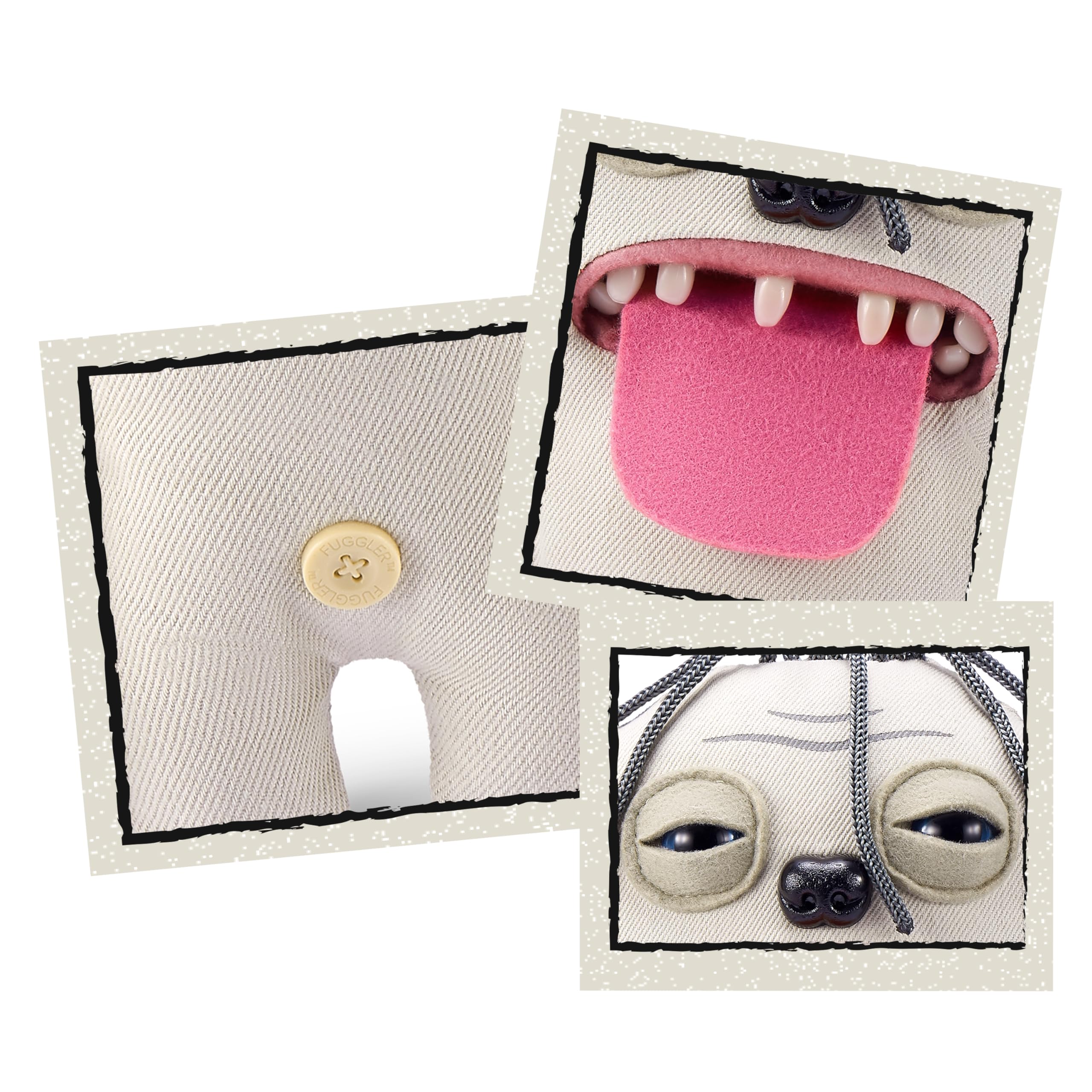 Fuggler Sméagol/Gollum Plush Toy - Funny Ugly Collectible from Lord of the Rings, Age 4+ 6