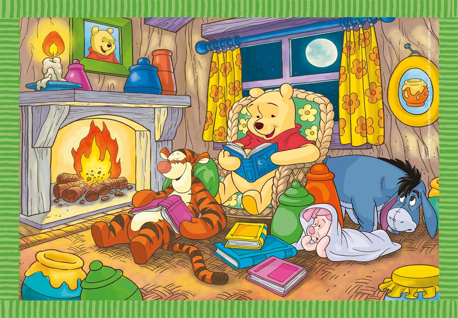 Clementoni Disney Winnie The Pooh 4-in-1 Jigsaw Puzzle Set - 12 to 24 Pieces for Toddlers 6