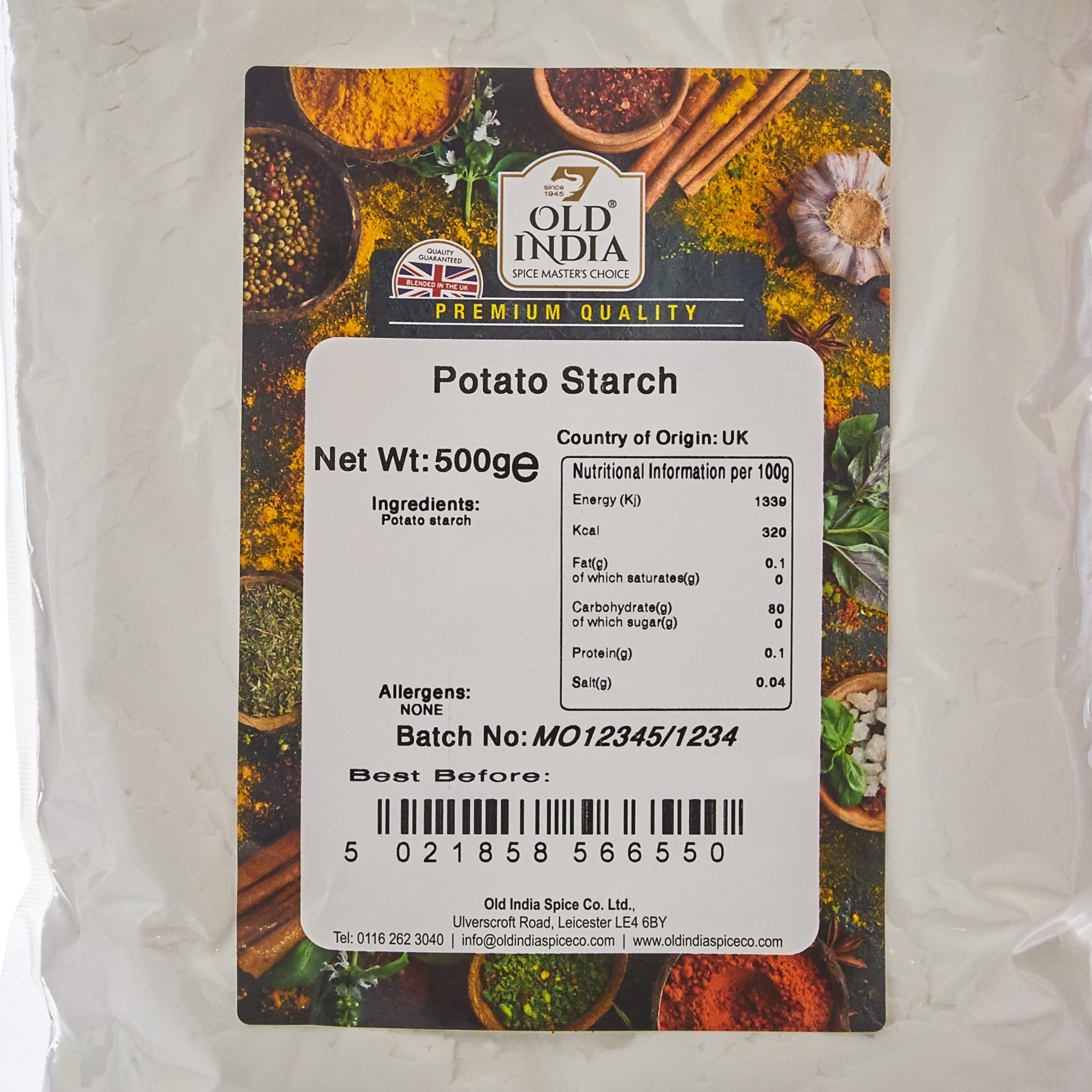 Old India Potato Starch 500 g 3