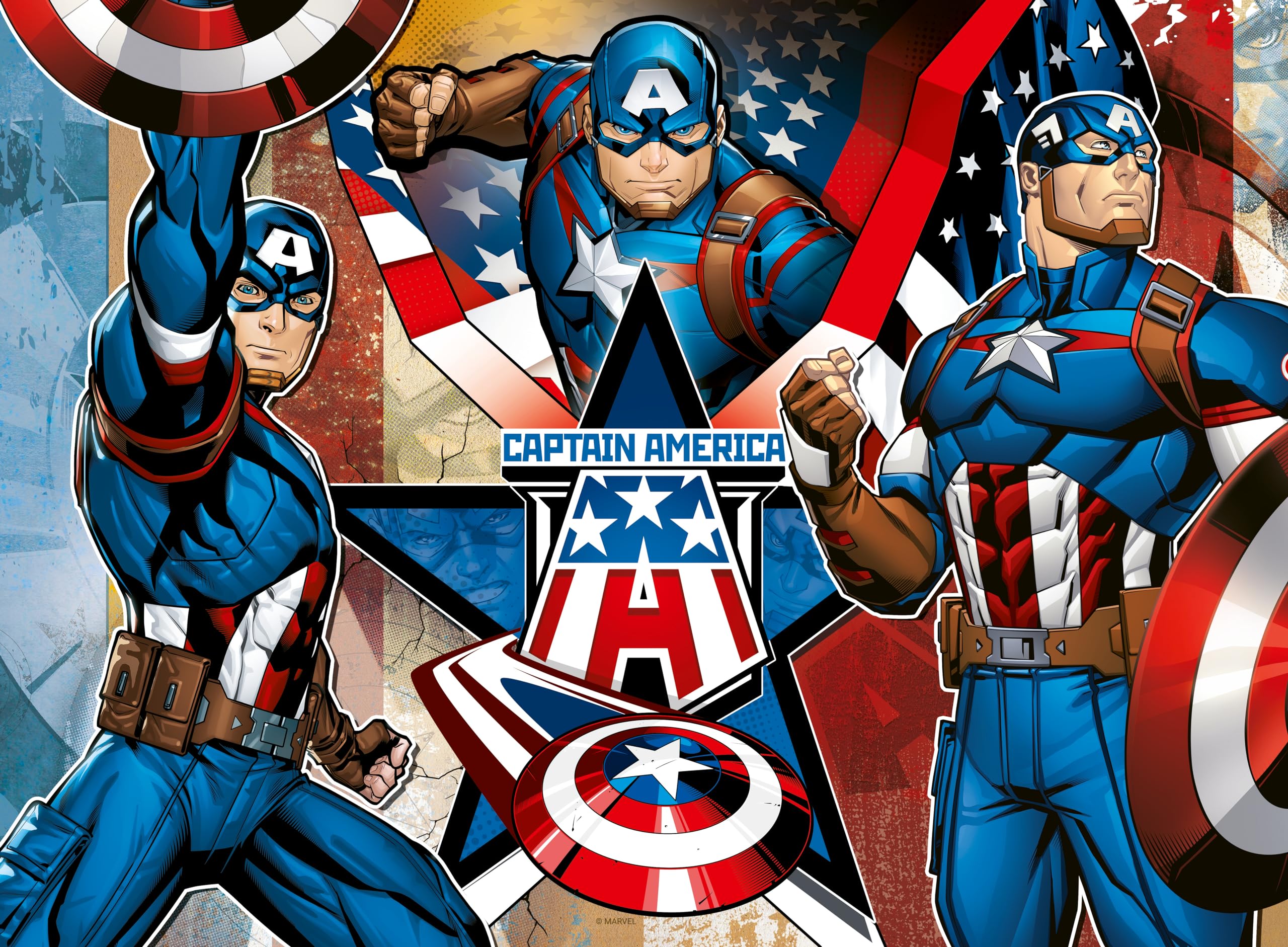 Ravensburger Marvel Captain America 100-Piece Jigsaw Puzzle for Kids - Ages 6+ 6