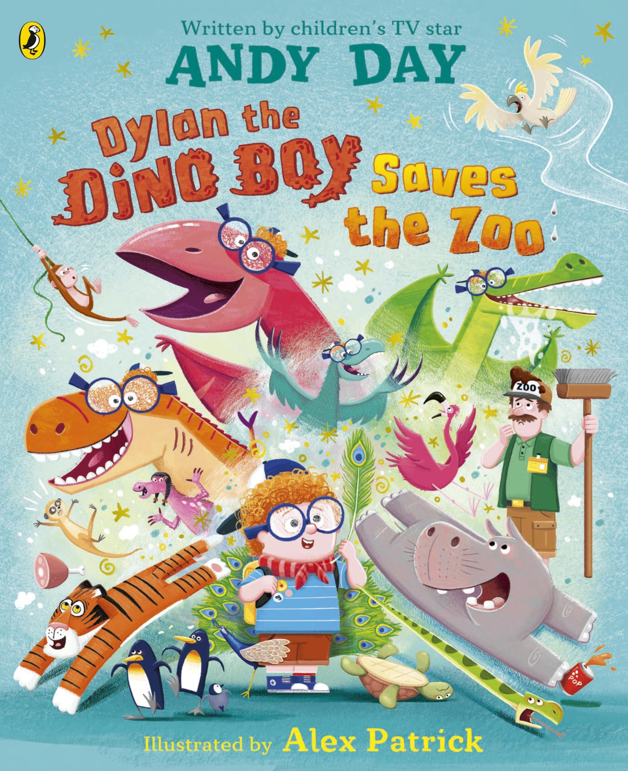 Puffin Dylan the Dino Boy Saves the Zoo - Picture Book | Ages 2-6 | Paperback
