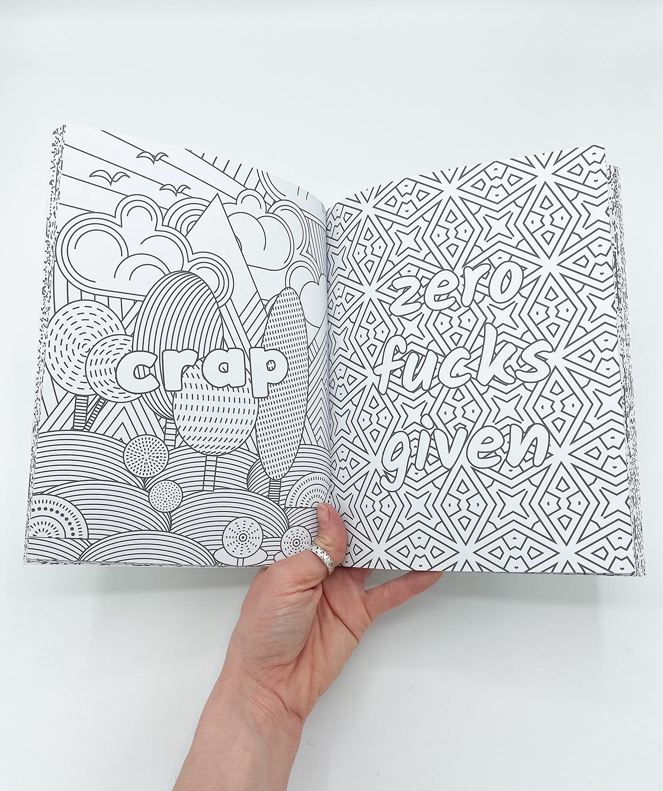 Summersdale Keep F*cking Calm and Colour On - Adult Humour Colouring Book | Paperback | 96 Pages 4