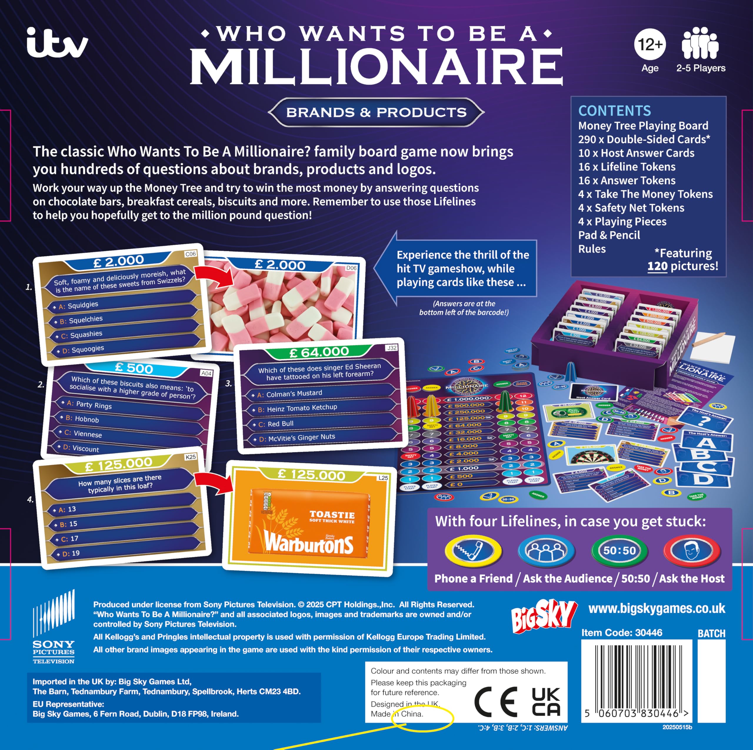 Big Sky Games Who Wants to Be a Millionaire Official Brand Edition Board Game 8