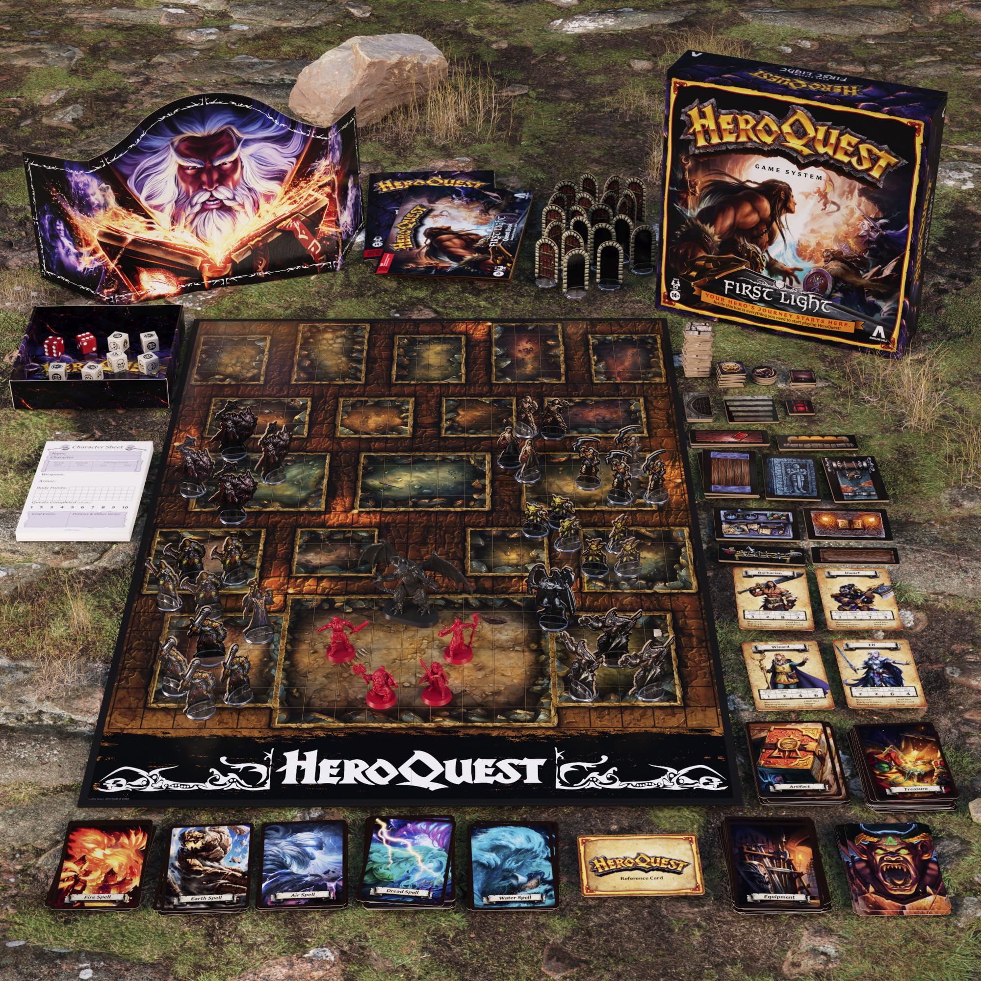 Avalon Hill HeroQuest First Light Game System Board Game - English Version 7