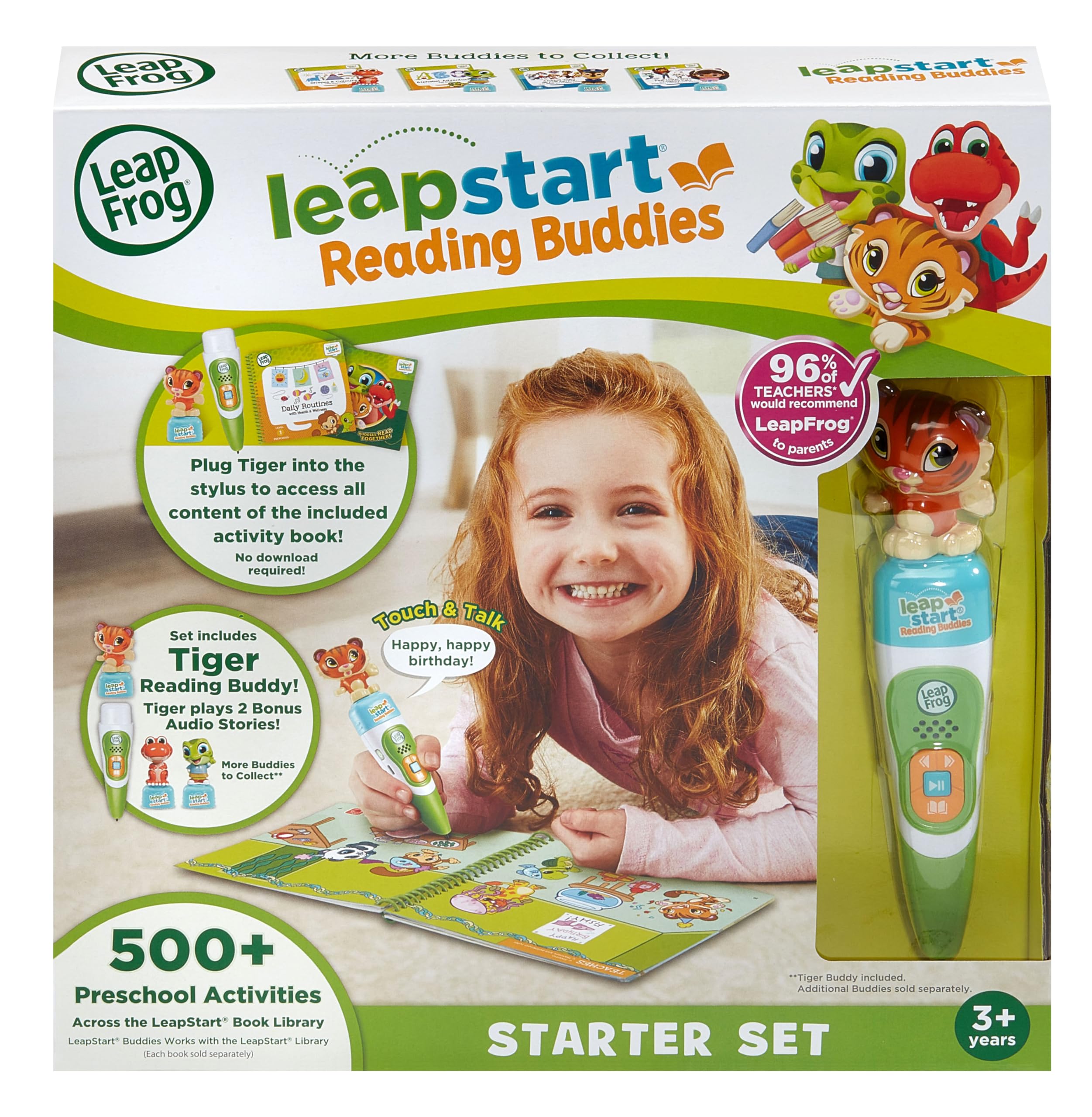 LeapFrog LeapStart Reading Buddies Starter Set - Interactive Educational Toy for Ages 3+ 7