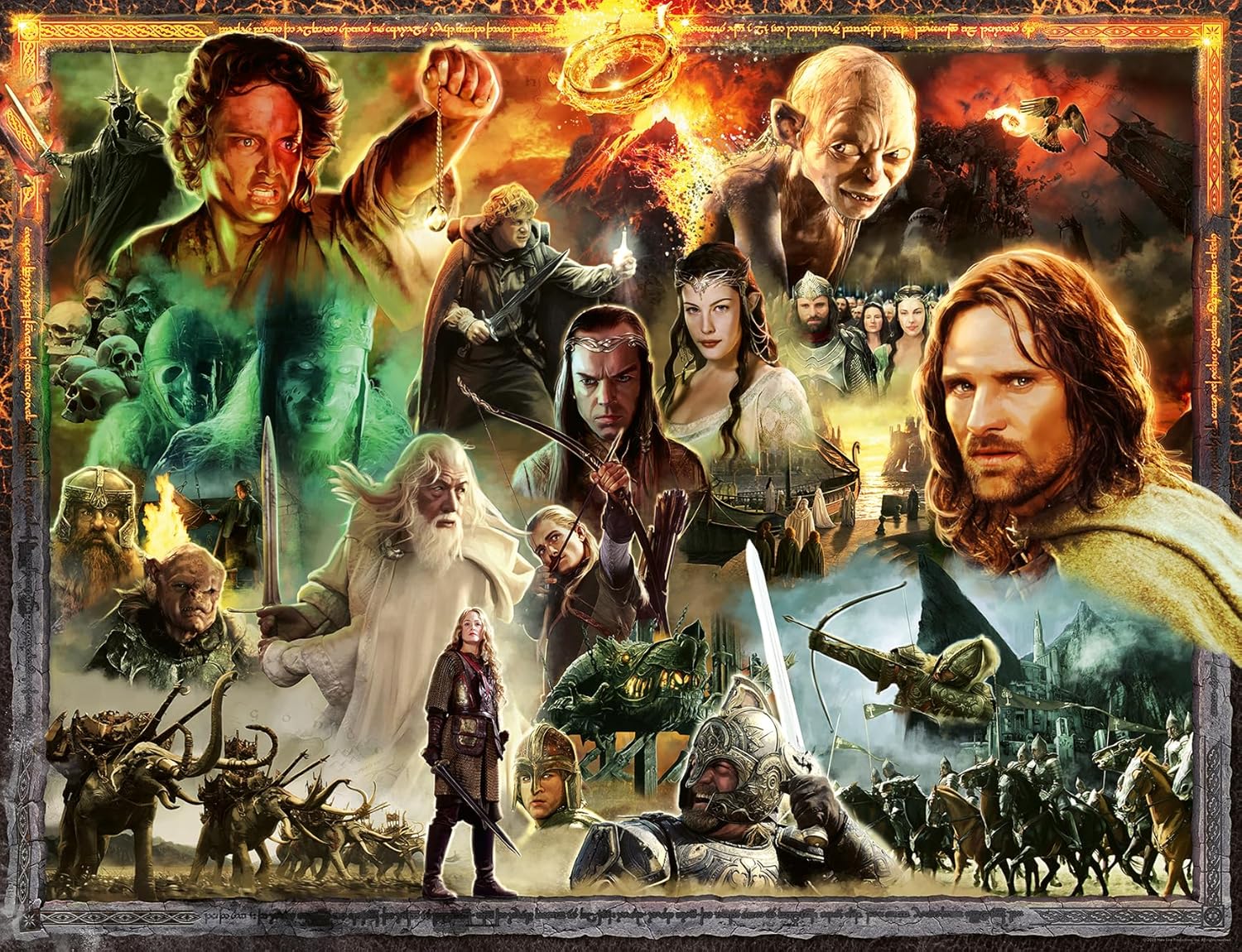 Ravensburger Lord of the Rings The Return of the King 2000-Piece Jigsaw Puzzle 7
