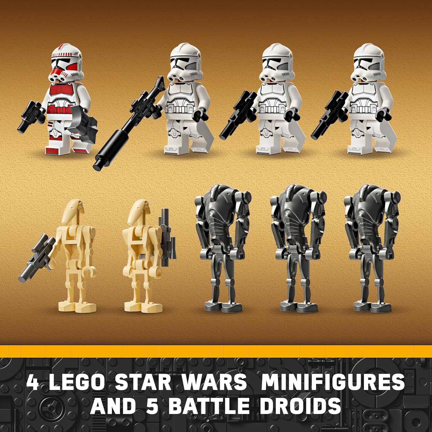 LEGO Star Wars Clone Trooper &amp; Battle Droid Battle Pack – Bauspielzeug-Spielset für Kinder ab 7 Jahren 3