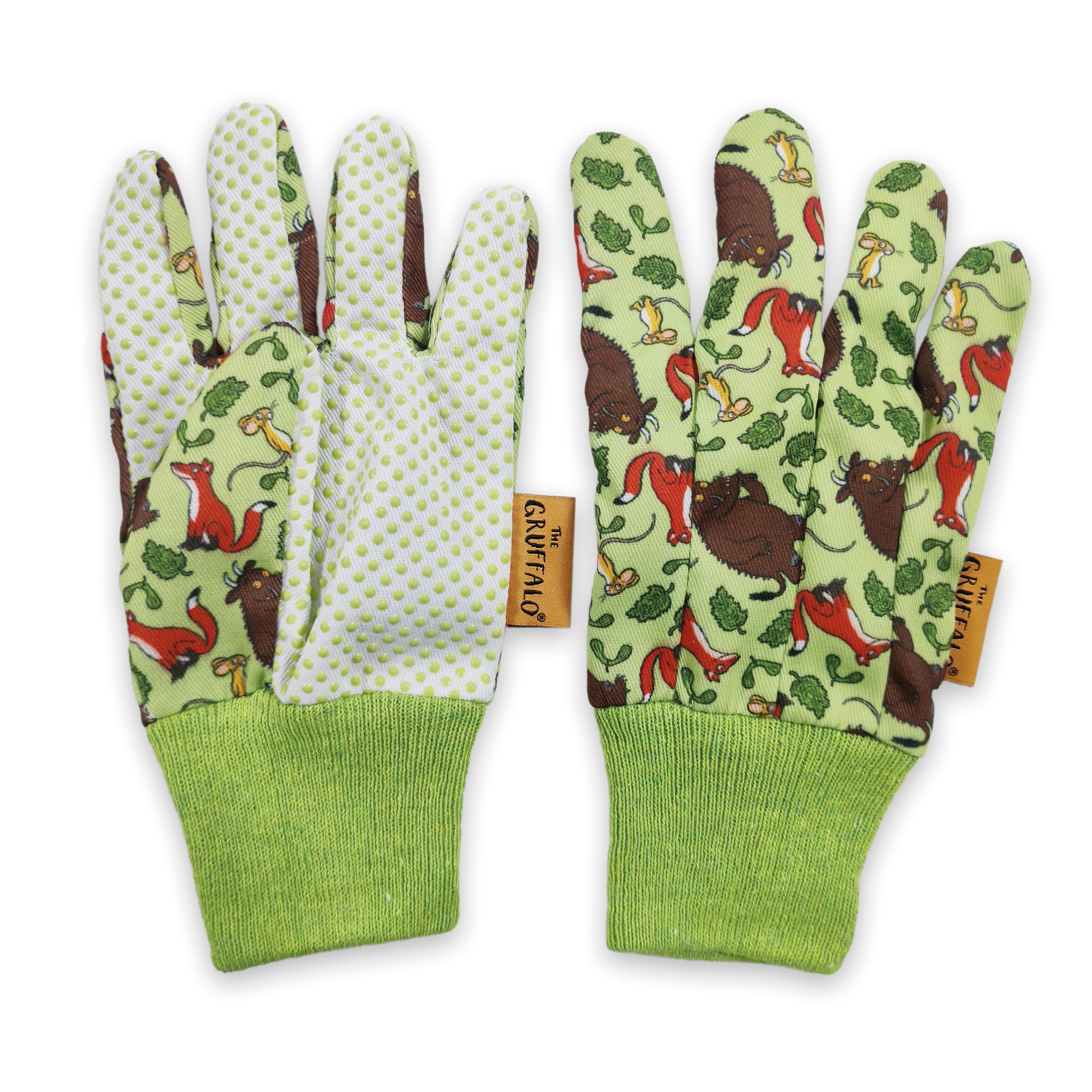 Robert Frederick The Gruffalo Kids Gardening Gloves - Padded Non-Slip Grip | Ages 5+