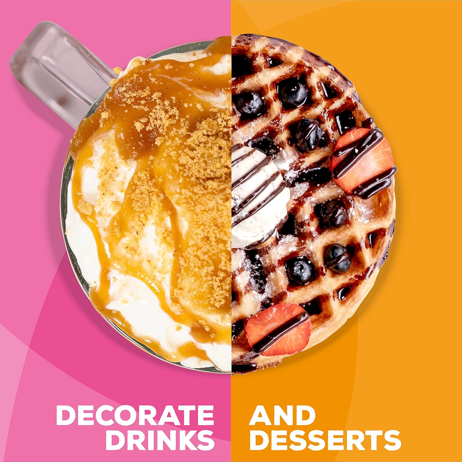 Simply - White Chocolate with Hazelnut Flavouring Topping Sauce 1kg 6