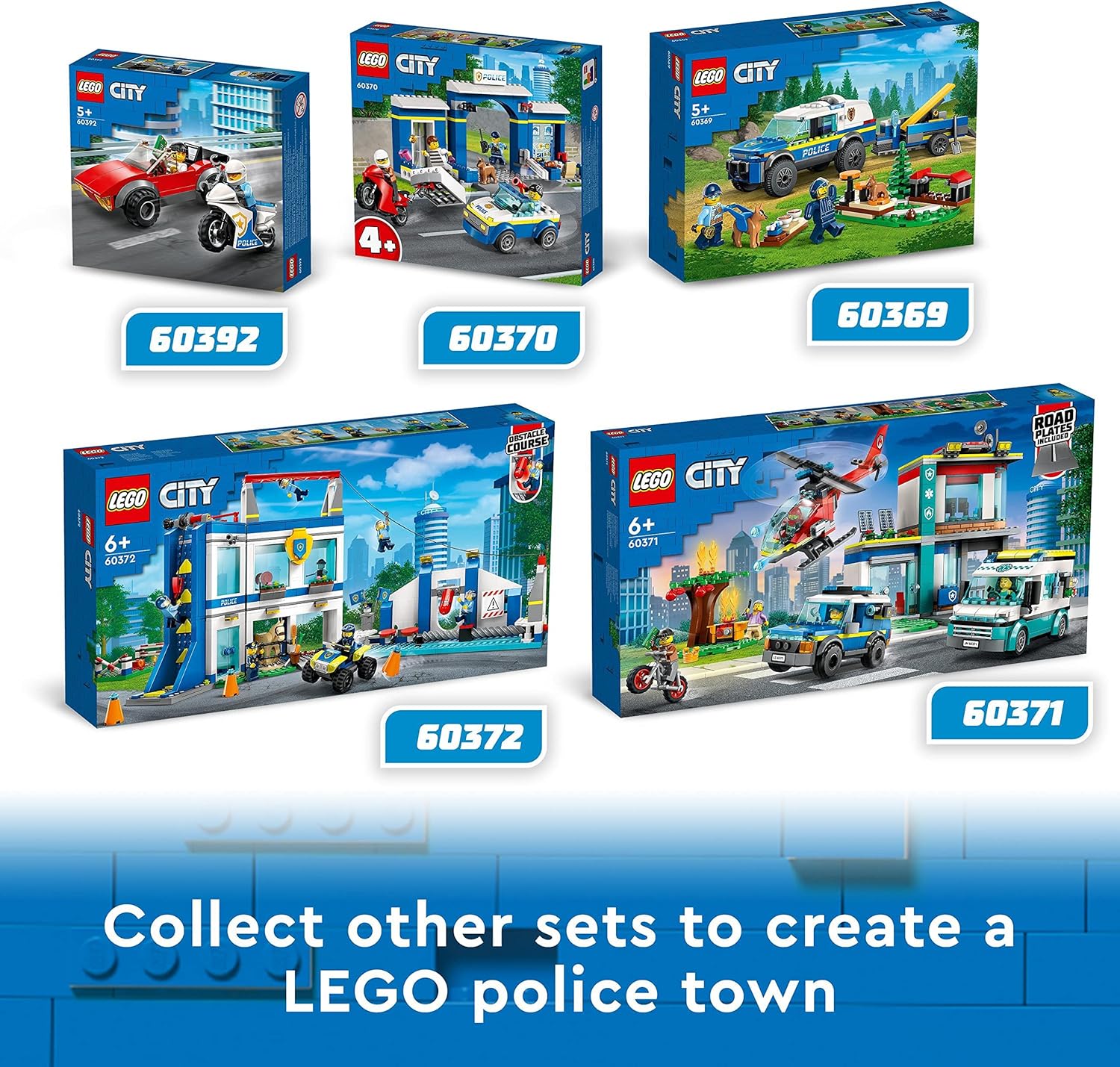 LEGO City Mobiles Polizeihunde-Trainingsset 60369 – SUV-Spielzeug mit Anhänger und Welpenfiguren für Kinder ab 5 Jahren 8