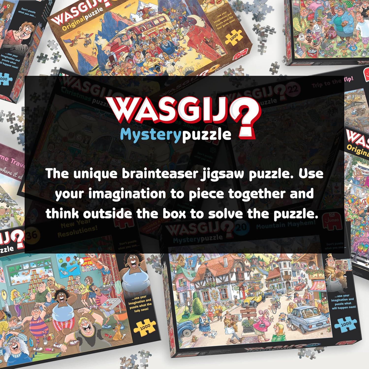 Wasgij Retro Mystery 8 - The Final Hurdle 1000-Piece Jigsaw Puzzle 5