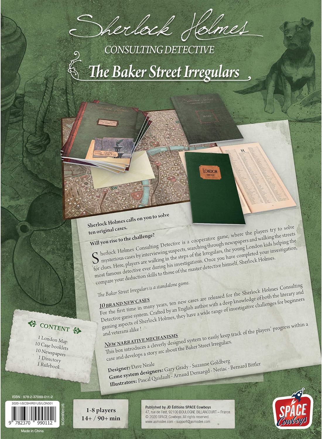Space Cowboys Sherlock Holmes Consulting Detective: The Baker Street Irregulars Board Game 9
