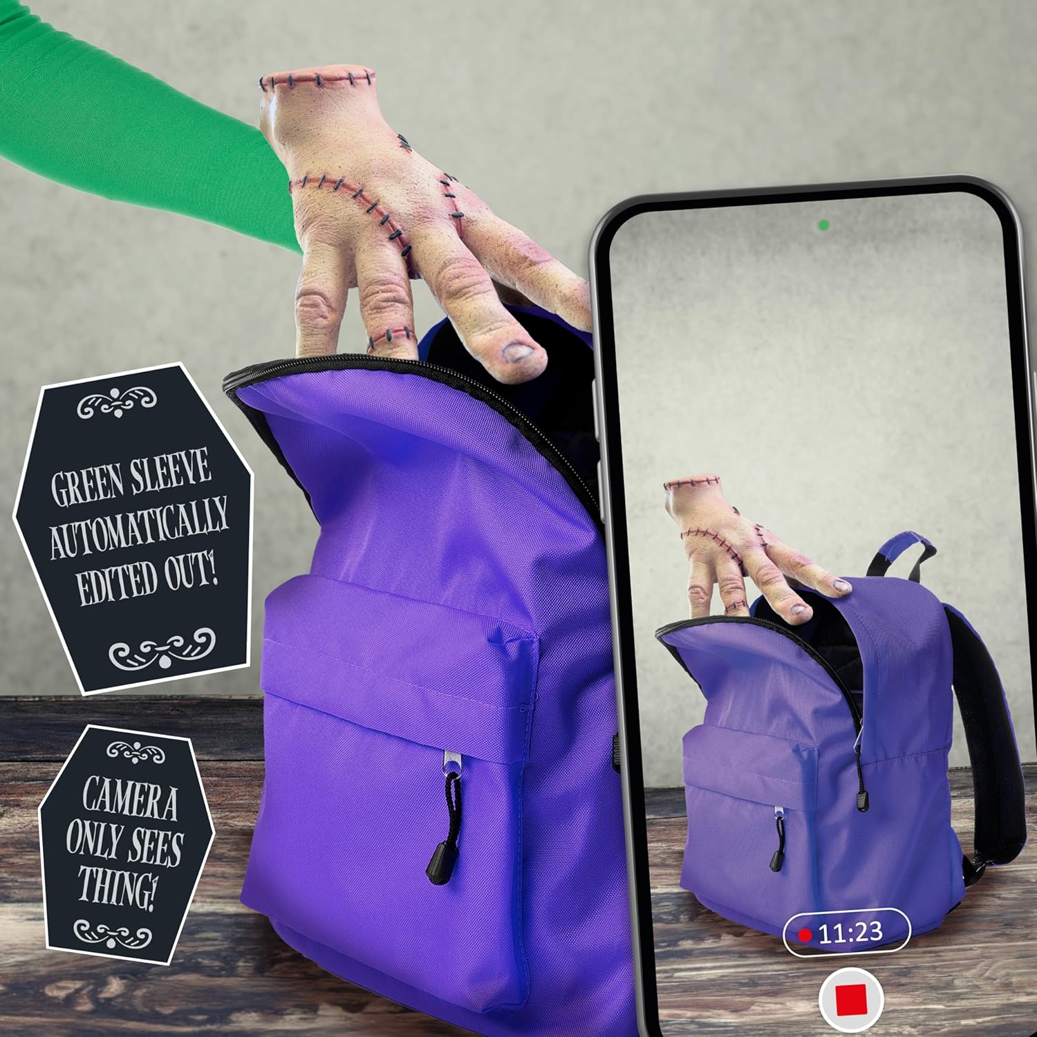 Real FX Thing by WOW! STUFF - Official Wednesday Series Movie-Scale Replica with Special Effects App 6