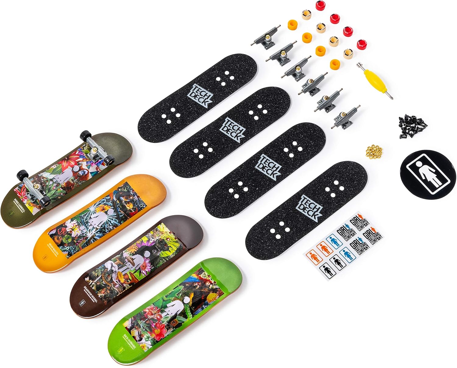 Tech Deck 96mm Fingerboards - Ultra DLX 4-Pack with Authentic Skate Graphics 8