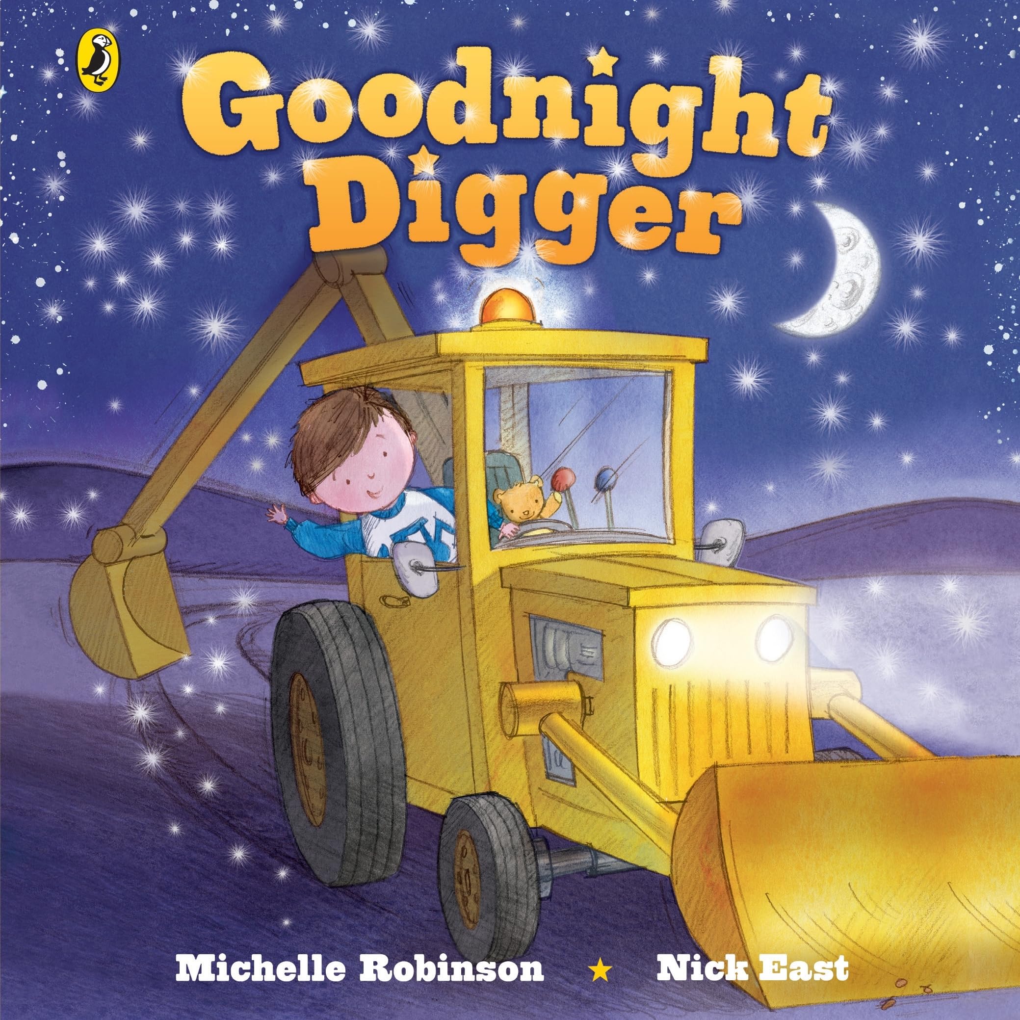 Puffin Goodnight Digger Board Book by Michelle Robinson | Ages 1-3 1