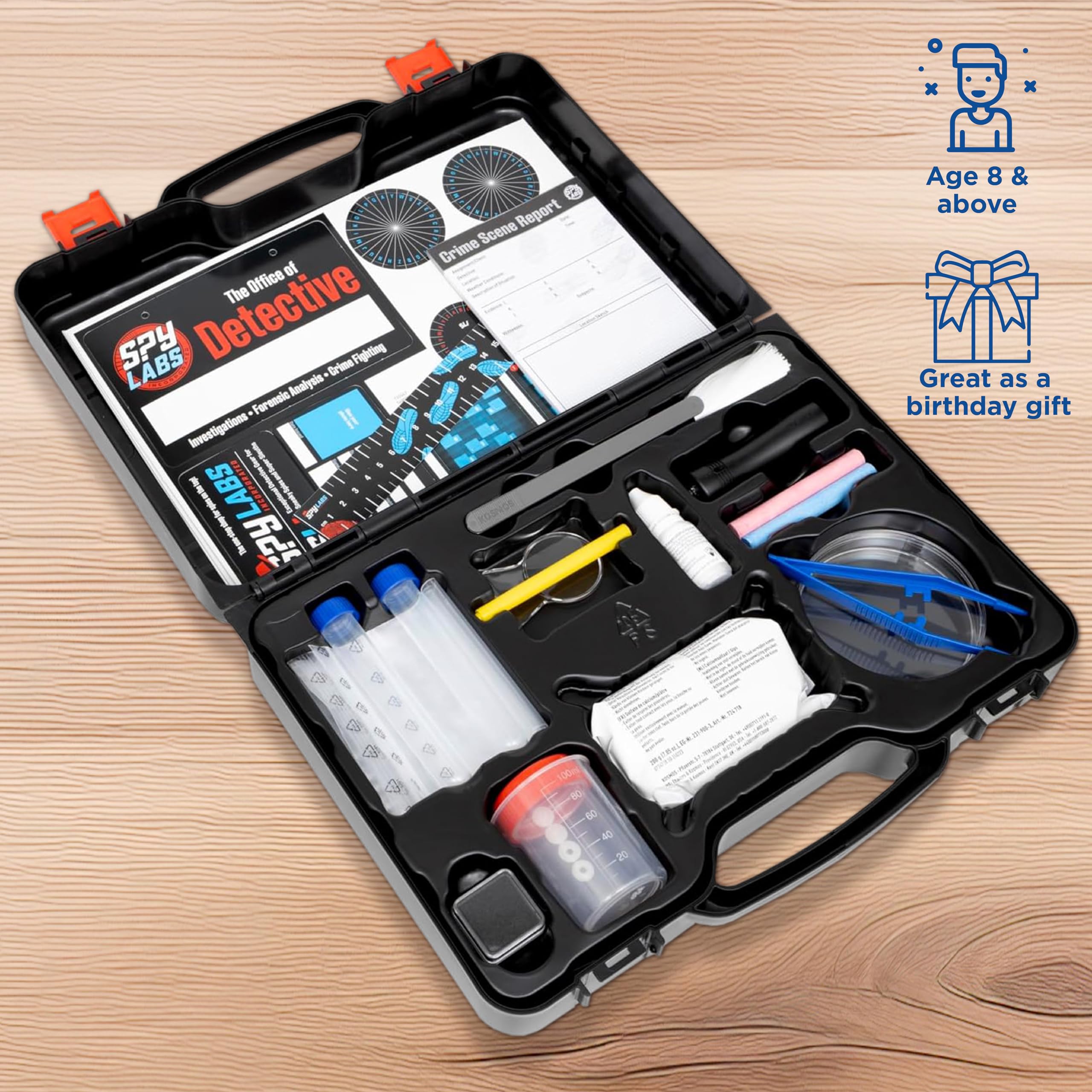 Spy Labs Master Detective Toolkit V2 - Forensic Science Kit for Ages 8+ 9