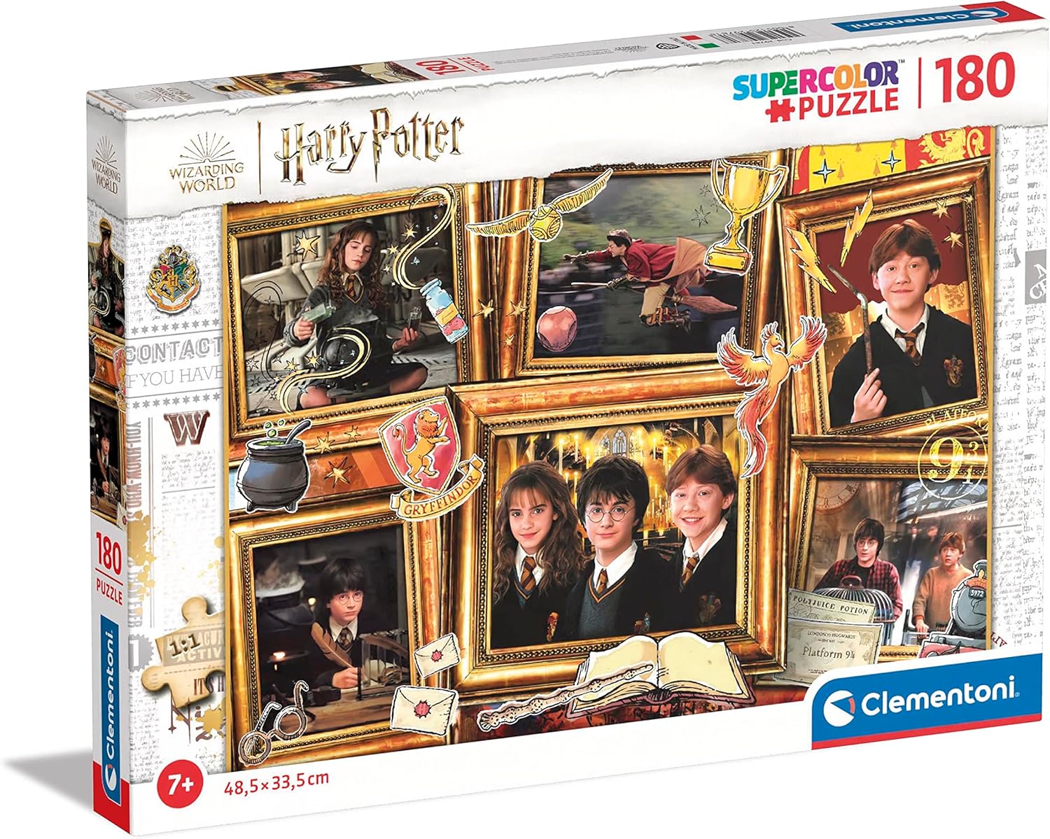 Clementoni Harry Potter 180-Piece Puzzle - Kids Educational Jigsaw for Ages 7-9