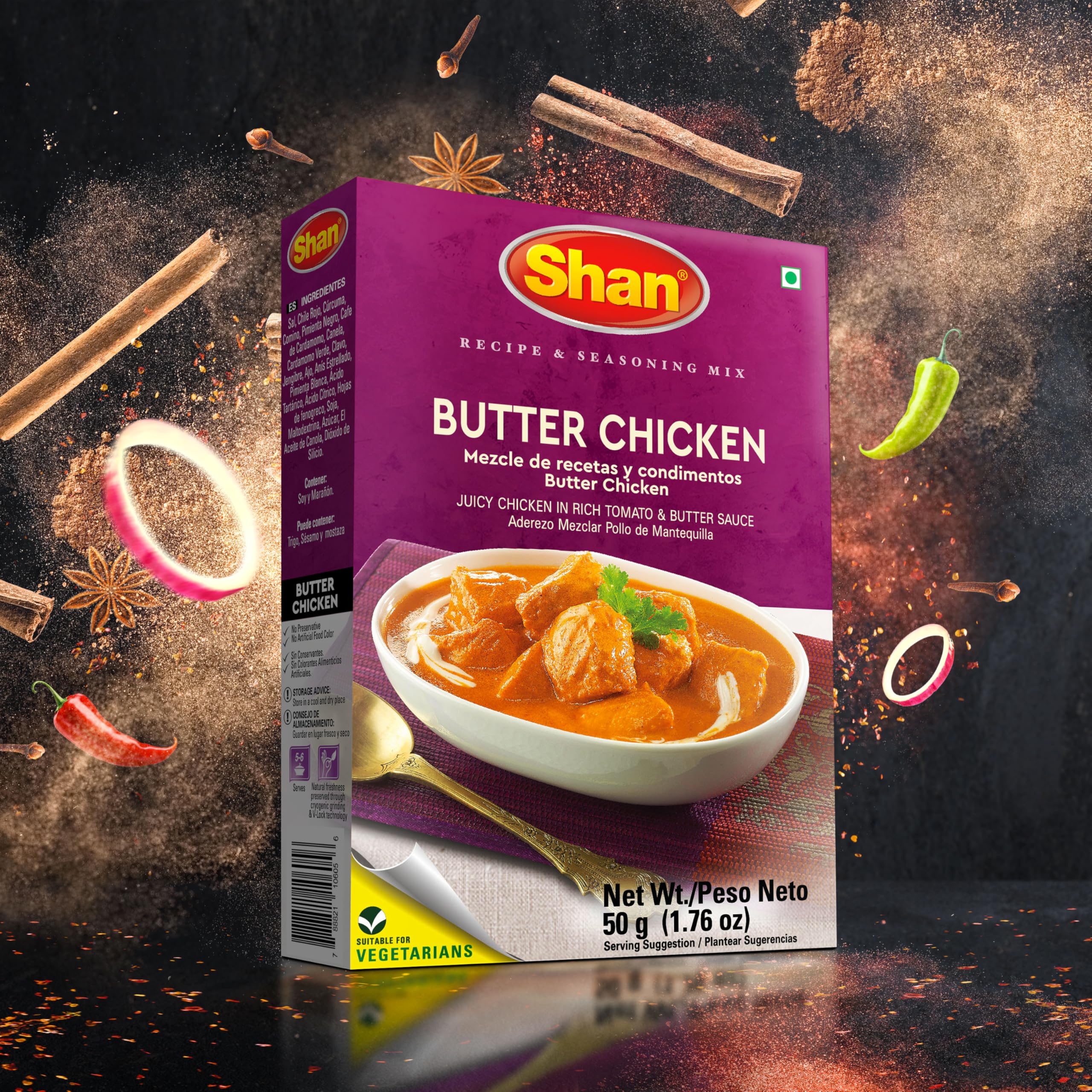 SHAN Butter Chicken Seasoning Mix, 50 g 11