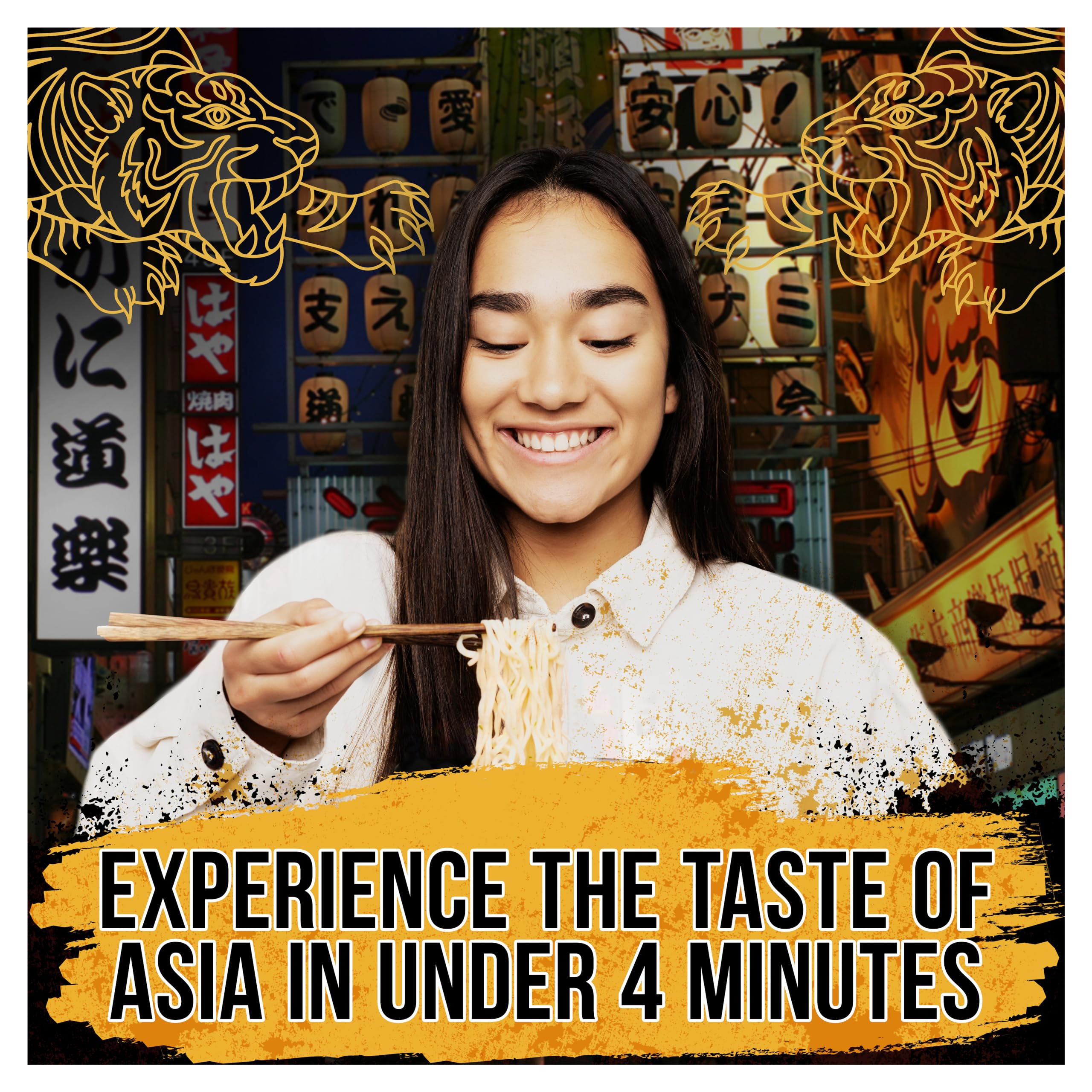 Pot Noodle Fusions Katsu Curry Instant Vegane Nudeln 8er-Pack 6