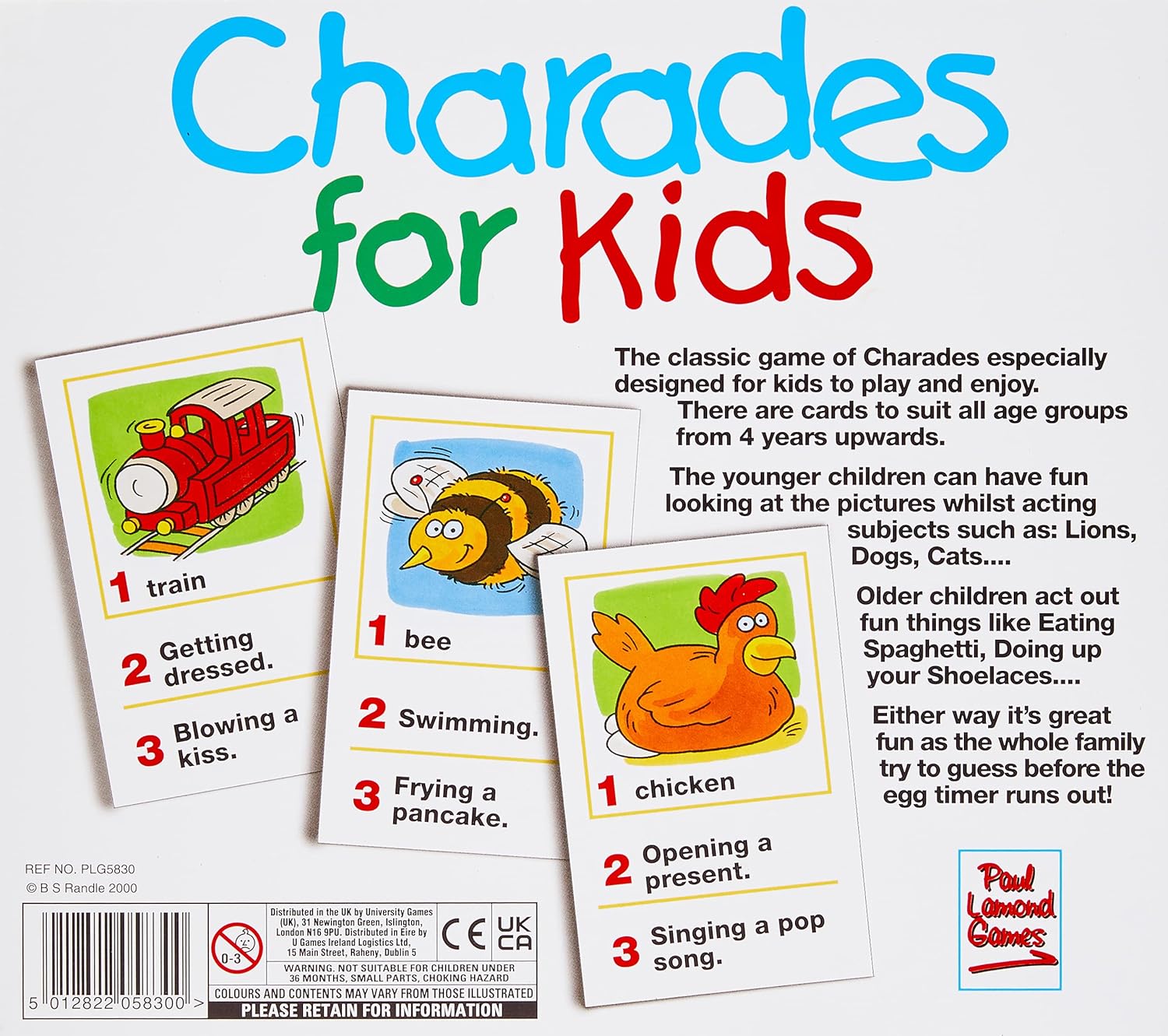 Paul Lamond Charades for Kids Board Game 5