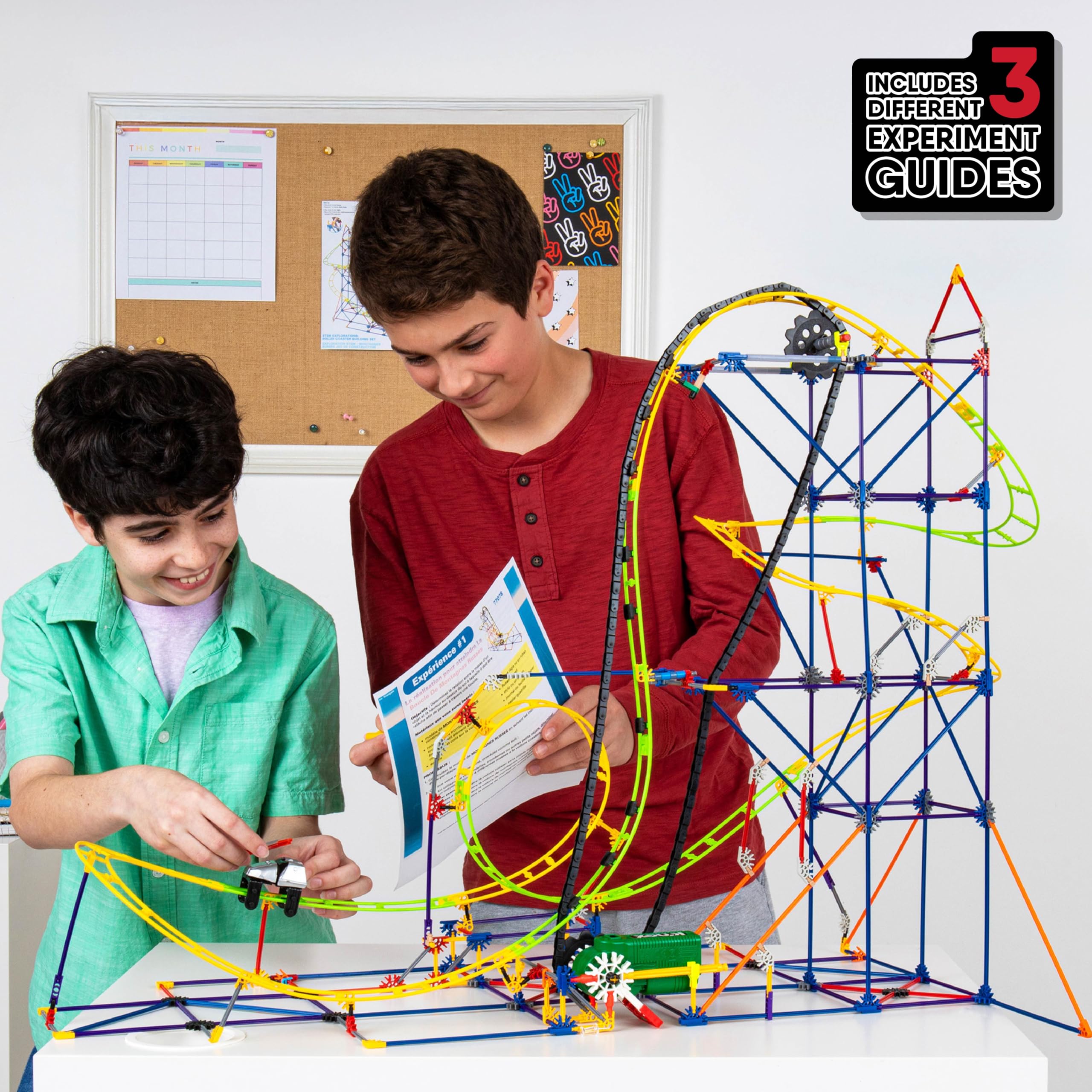 K"nex STEM Explorations Achterbahn-Bausatz – Motorisiertes Lernspielset für Kinder ab 8 Jahren 11