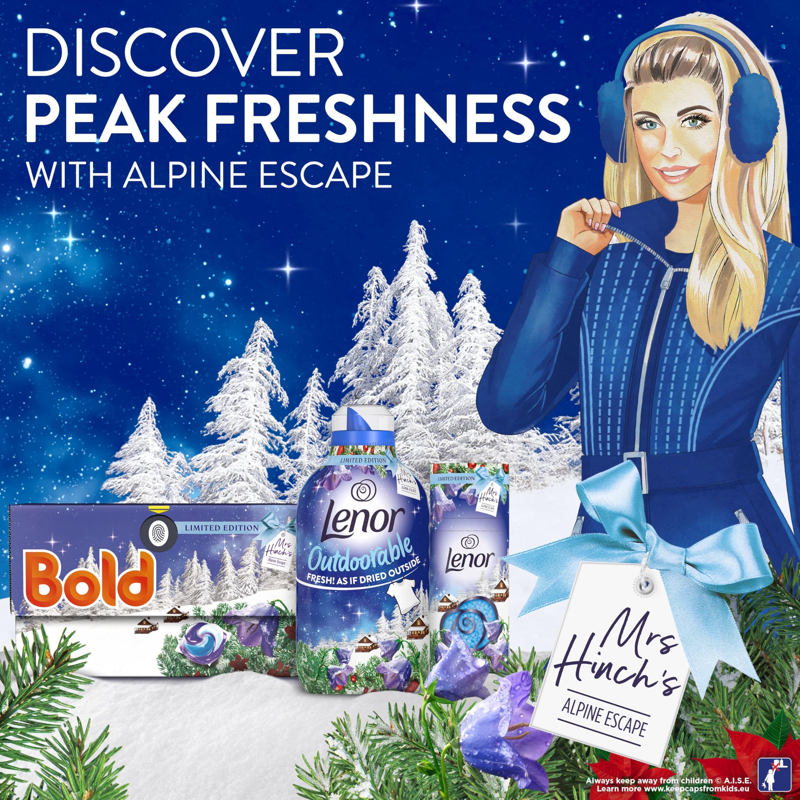 Lenor Bluebells & Wild Berries In-Wash Scent Boosters (6x155g) 4