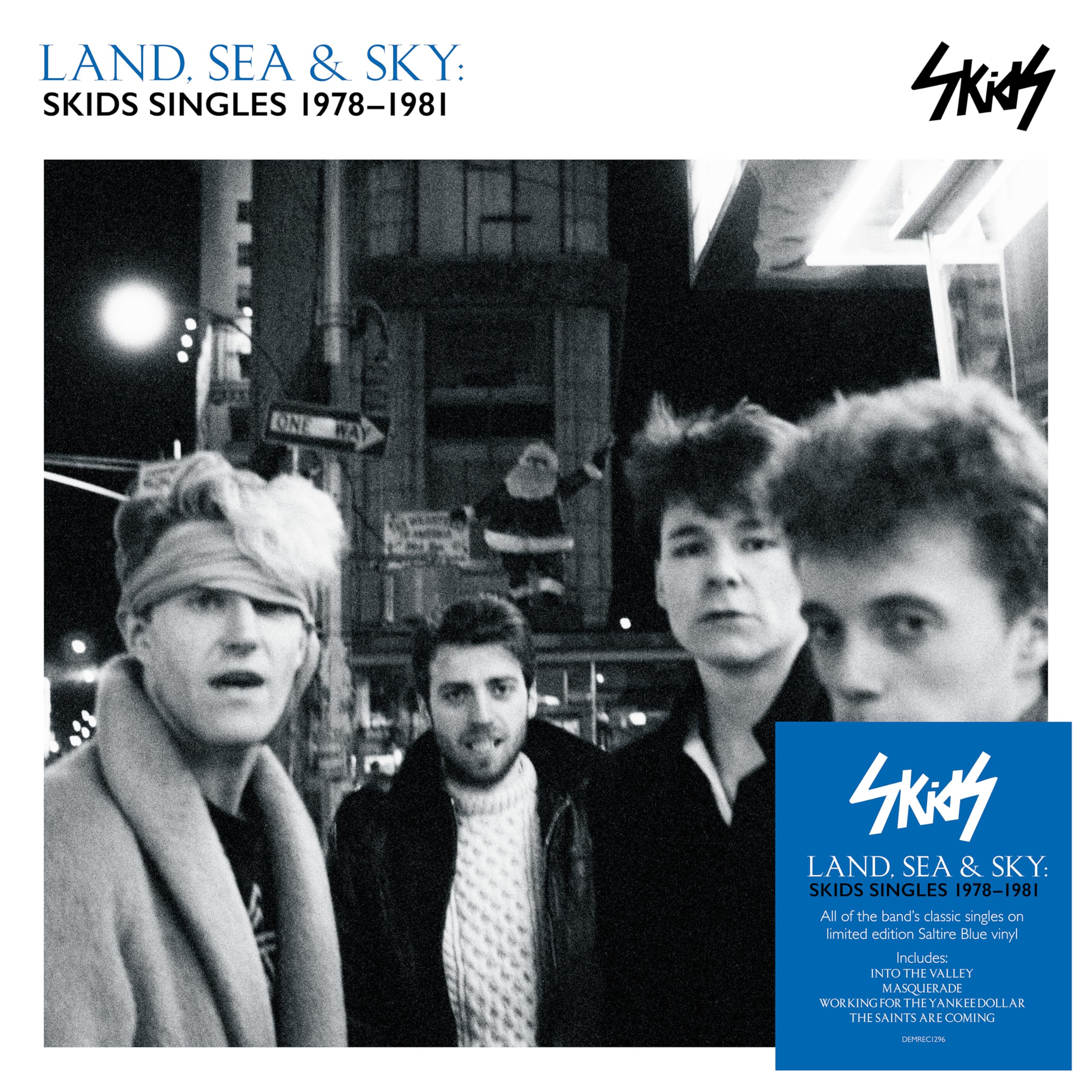 Skids - Land, Sea &amp; Sky: Skids Singles 1978-1981 [VINYL] Saltire Blue