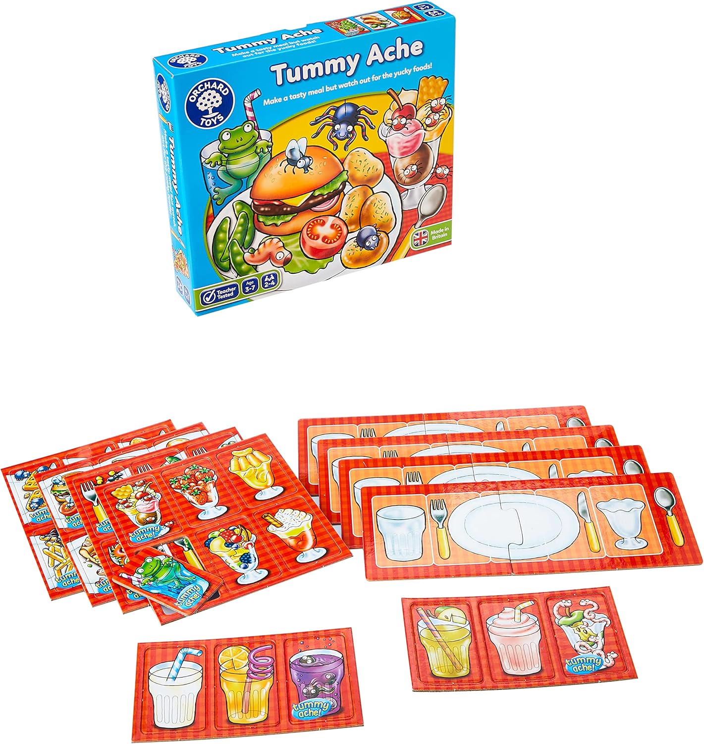 Orchard Toys Tummy Ache Game - Family Card Game for Kids