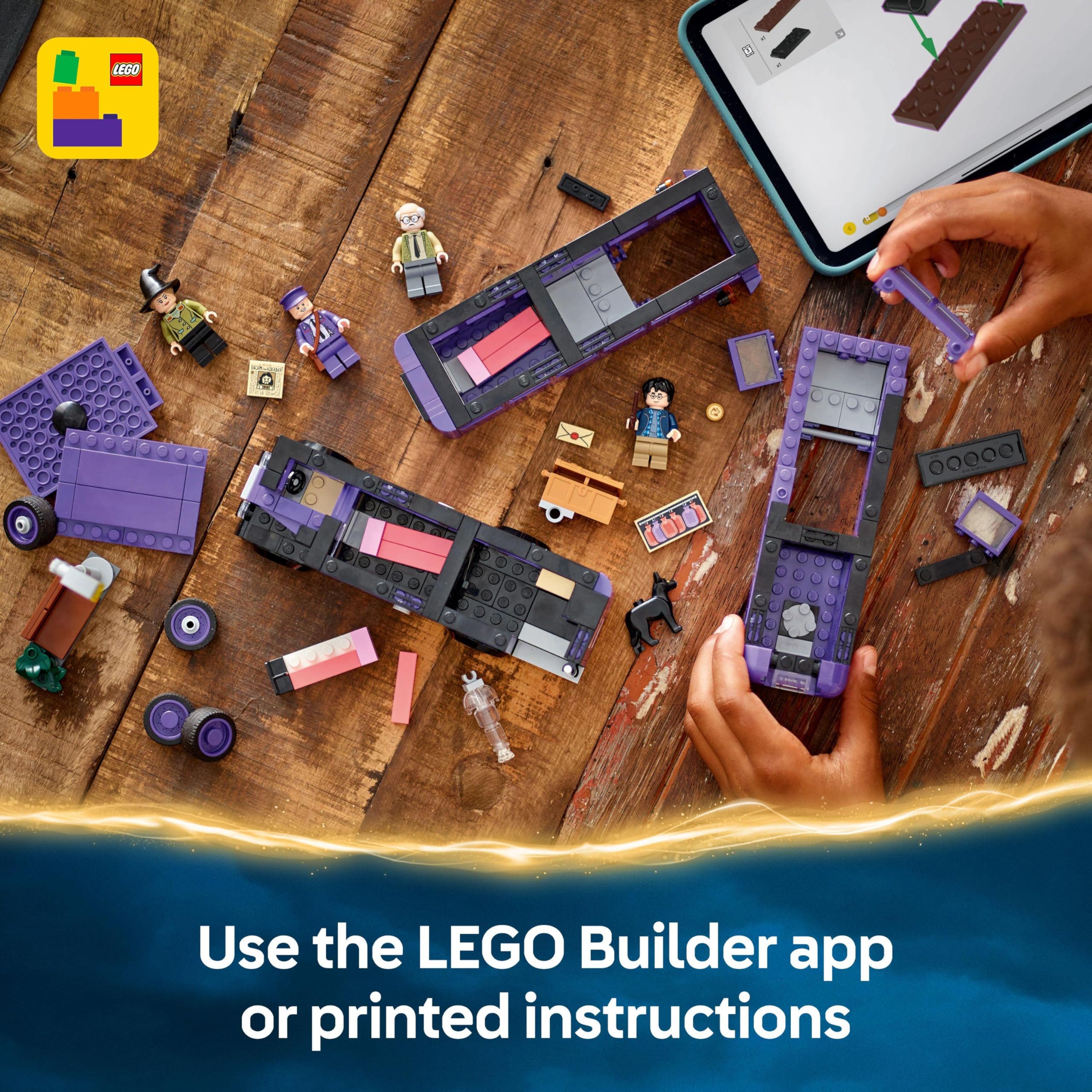 LEGO Harry Potter Knight Bus Adventure - 5 Minifigures & 499-Piece Building Set for Ages 8+ 7