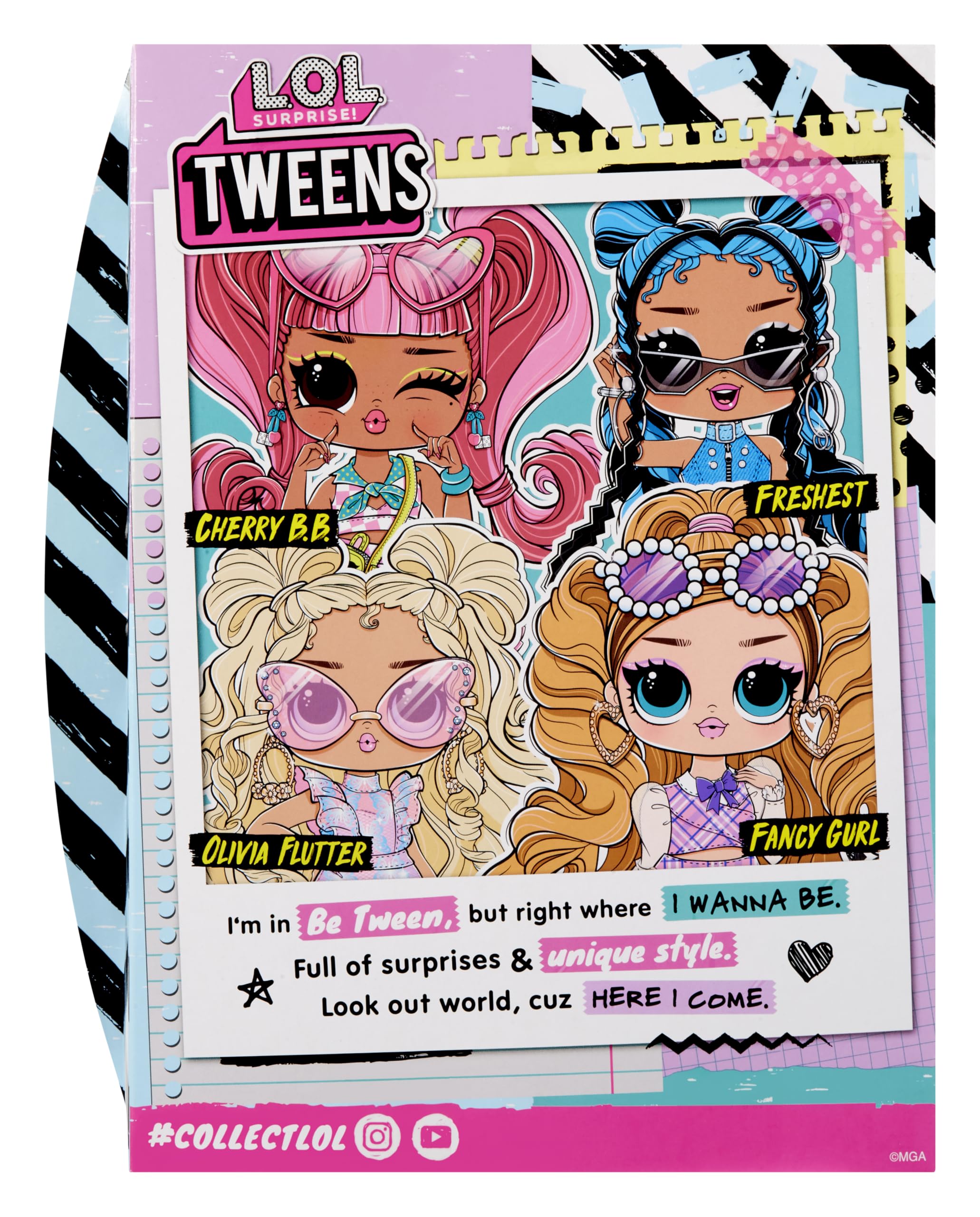 L.O.L. Surprise! Tweens Core Doll - Freshest - Fashion Doll with Accessories & Journal 7