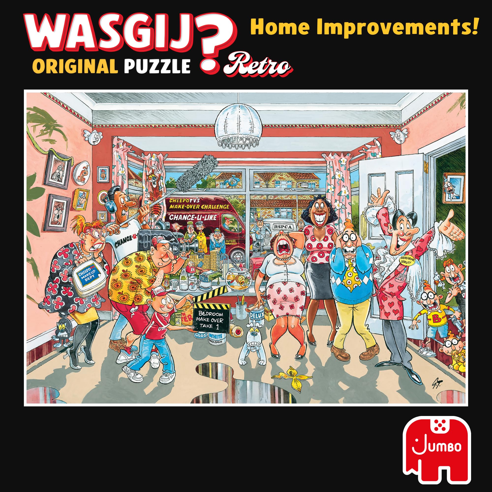 Wasgij Retro Original 9: Home Improvements - 1000 Piece Puzzle for Adults 3