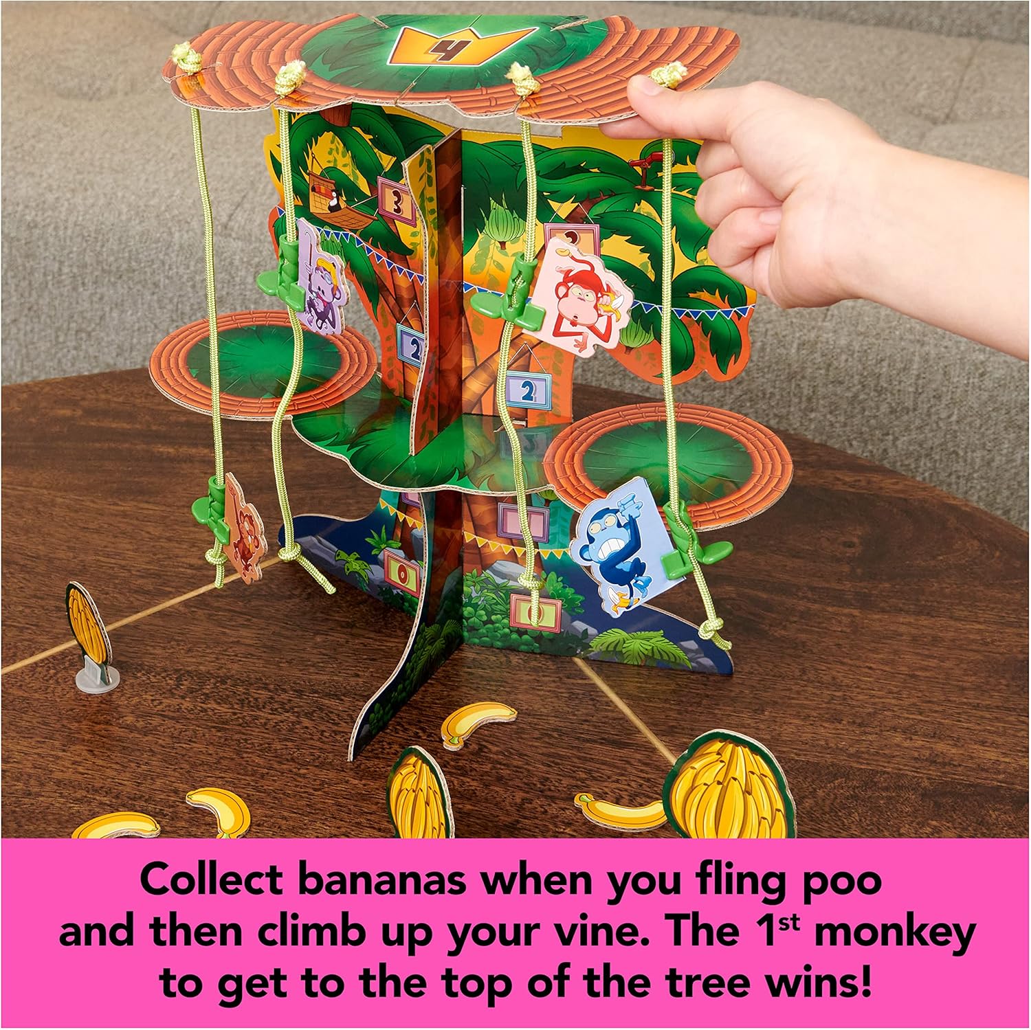 Spin Master Games Monkey See Monkey Poo Board Game 9