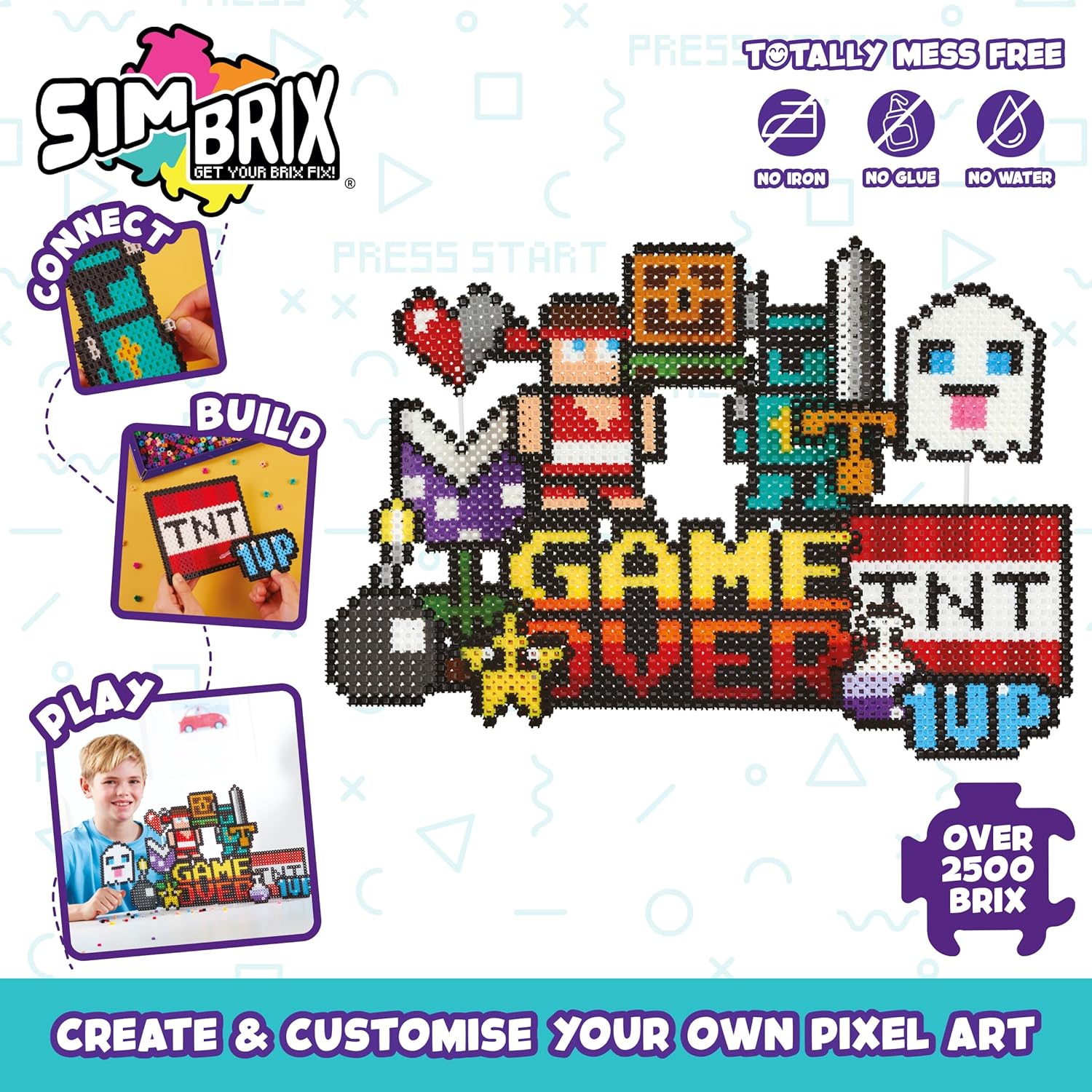 Simbrix Feature Pack - Game On with 2500+ Brix Creative Building Set 7