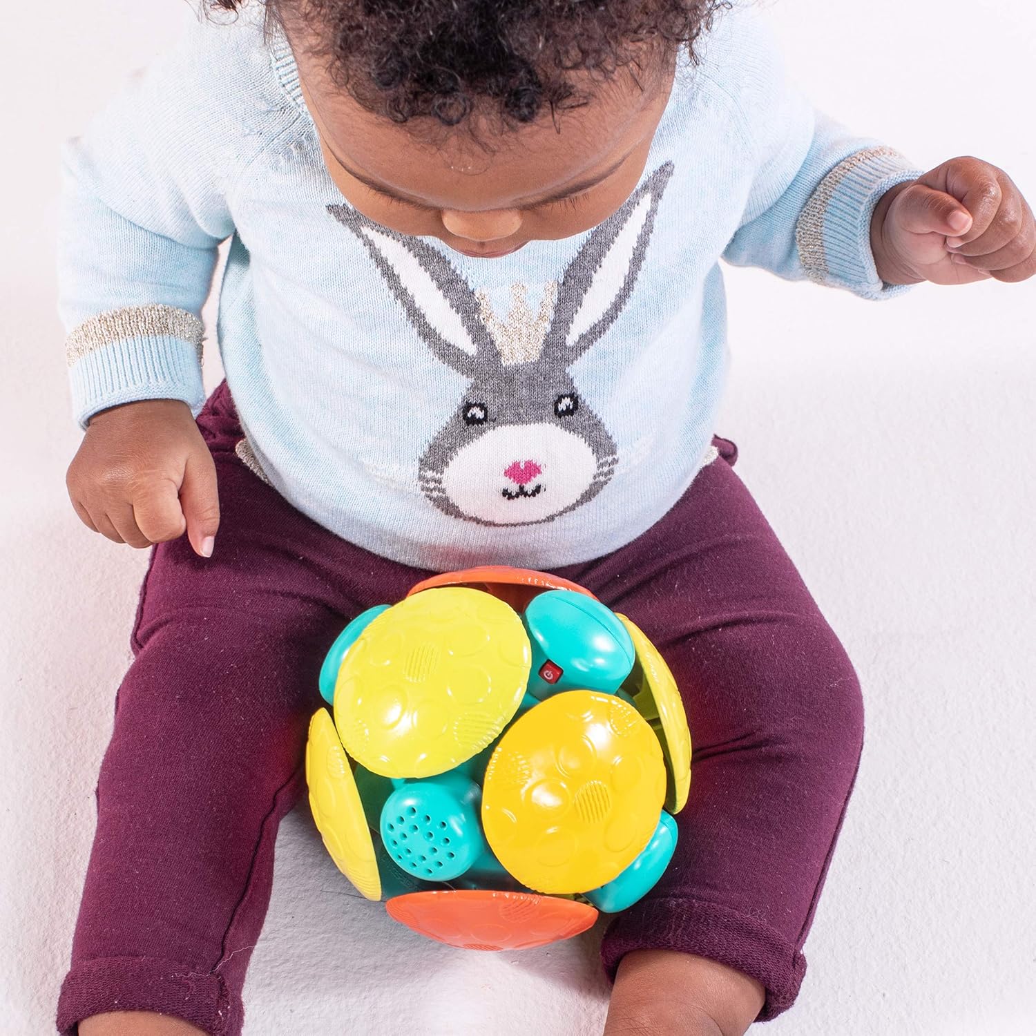 Bright Starts Wobble Bobble Ball - Interactive Chase Toy for Babies 14