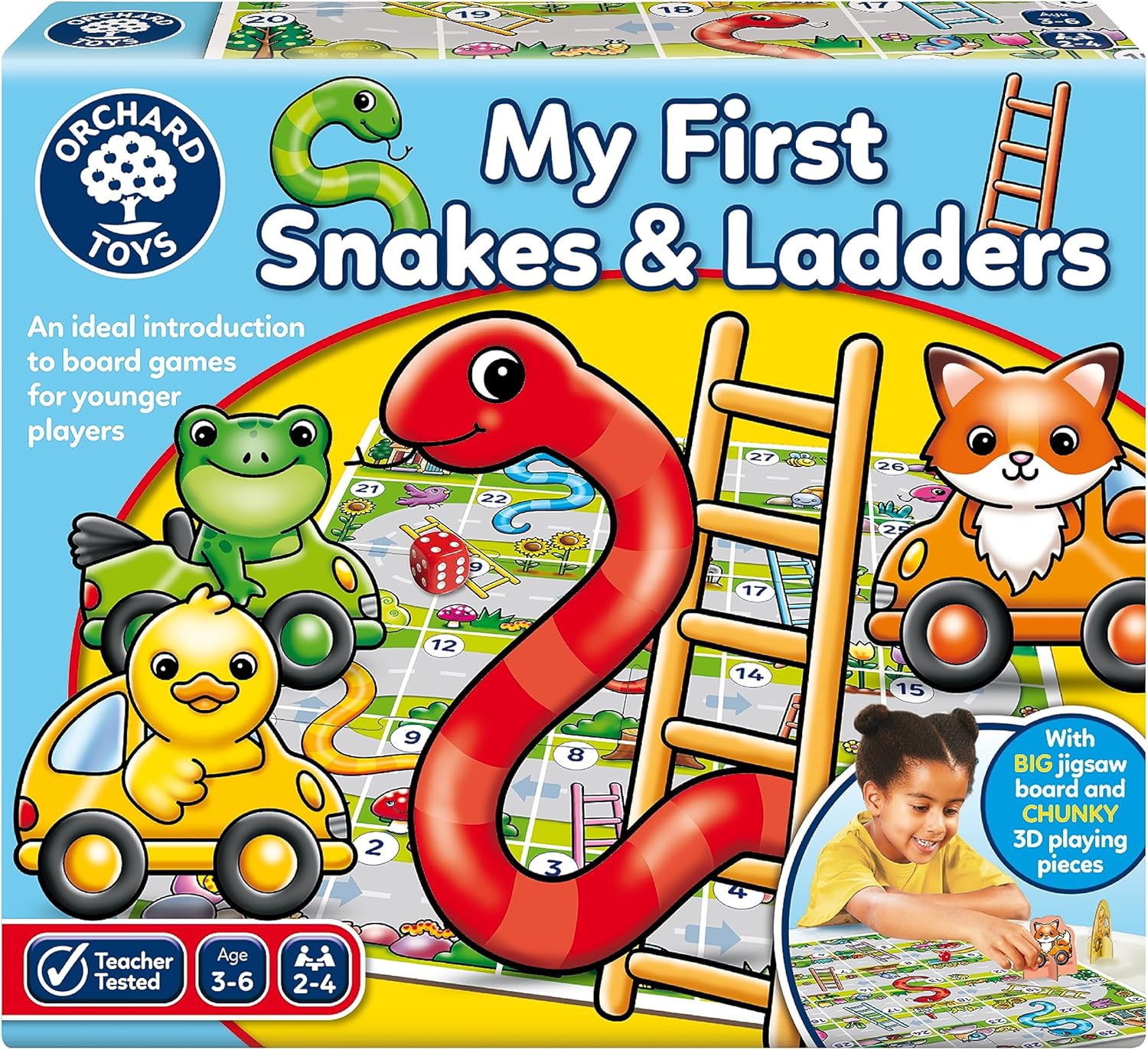 Orchard Toys My First Snakes and Ladders Game Board Game