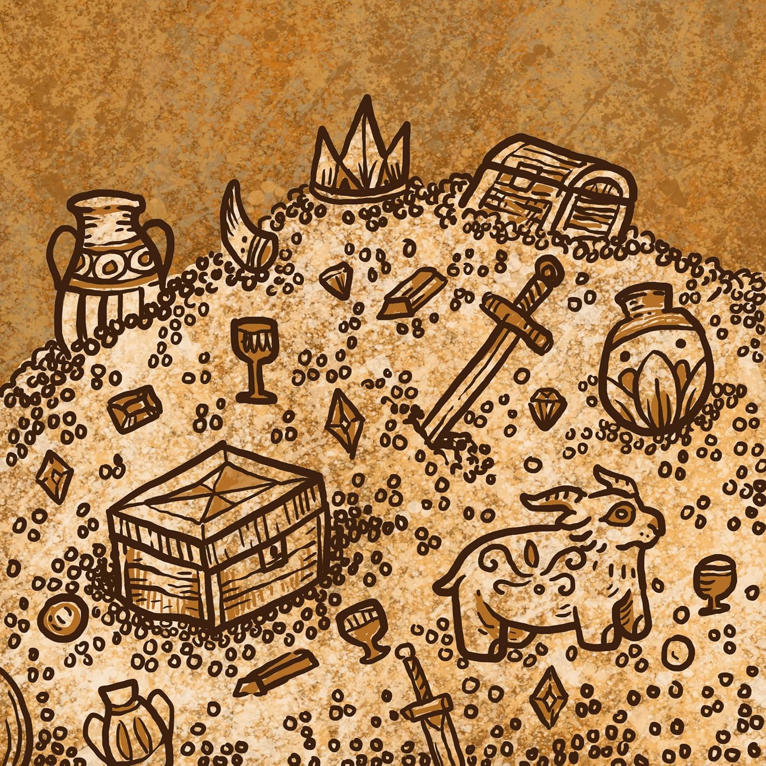 Green Meadow Games Dawn – Strategie-Kartenspiel für 3–5 Spieler mit versteckten Rollen und Plättchenplatzierung 9