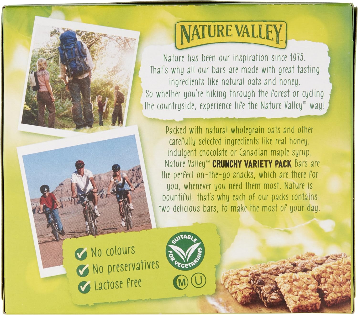 Nature Valley Crunchy Variety Pack Cereal Bars 5 x 42g (Pack of 5, 25 Bars Total) 11